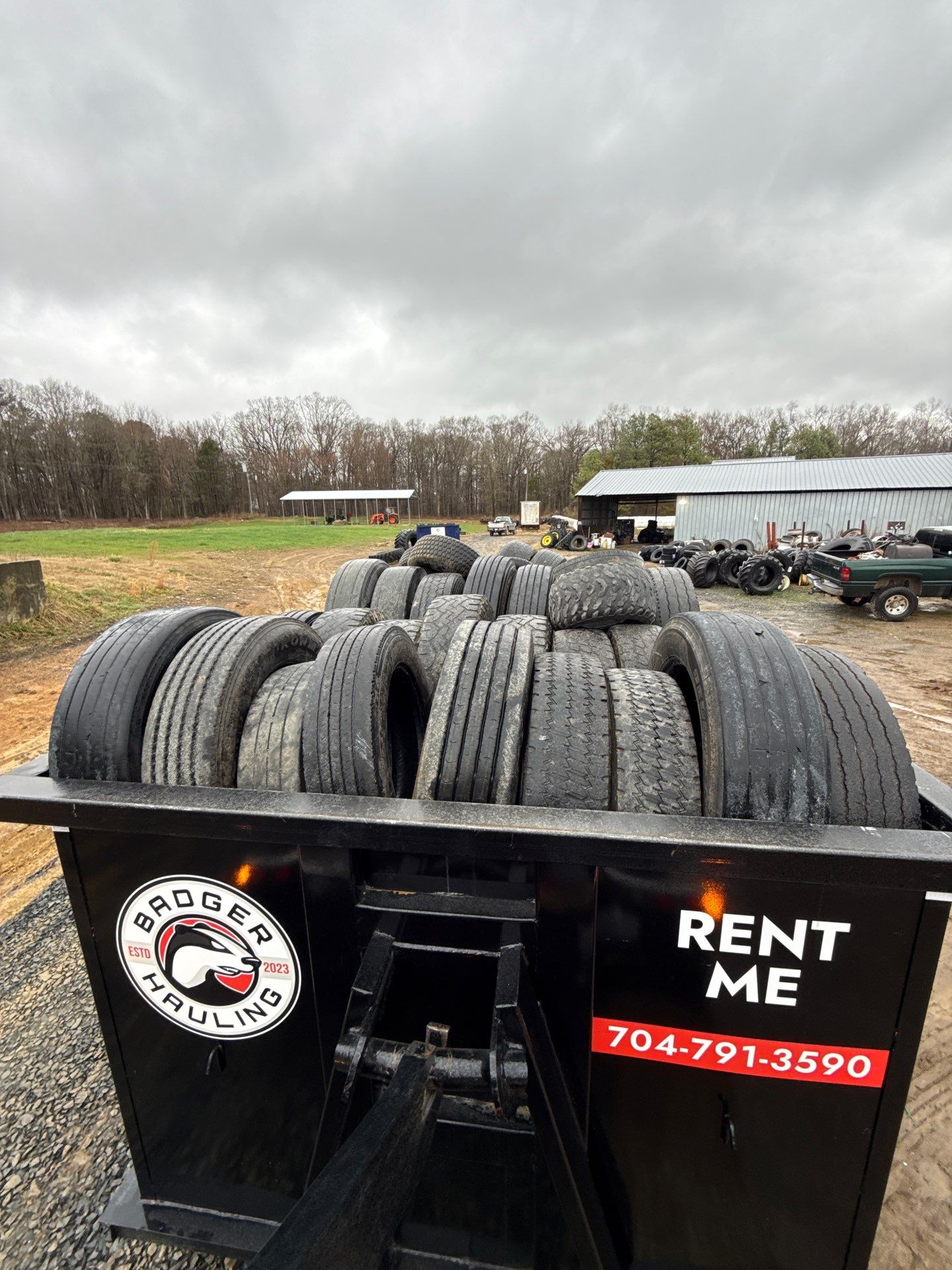 Dumpster Rental Peachland by Badger Hauling