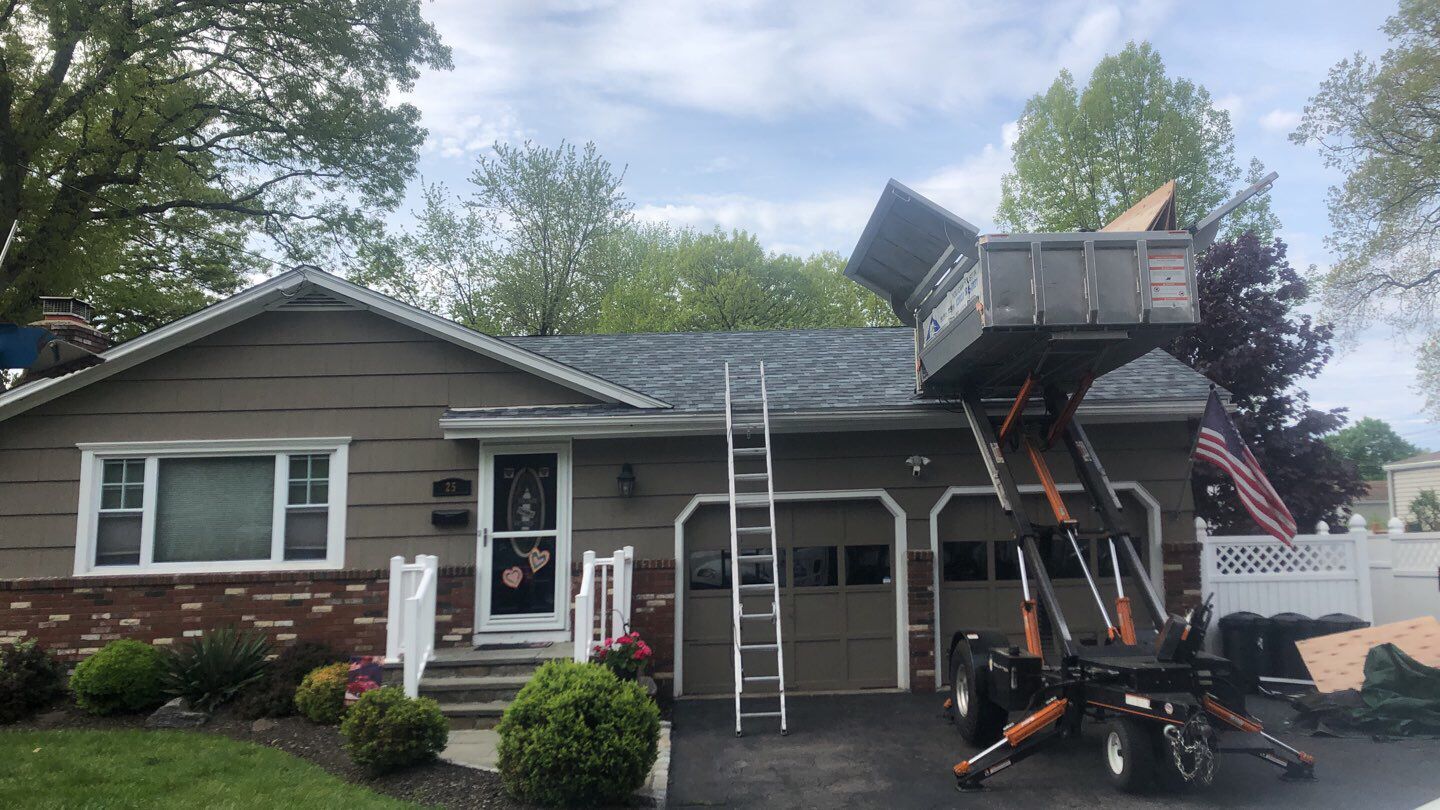 Residential Roofing Installation using Owens Corning Duration Slatestone Gray by A Plus Exterior