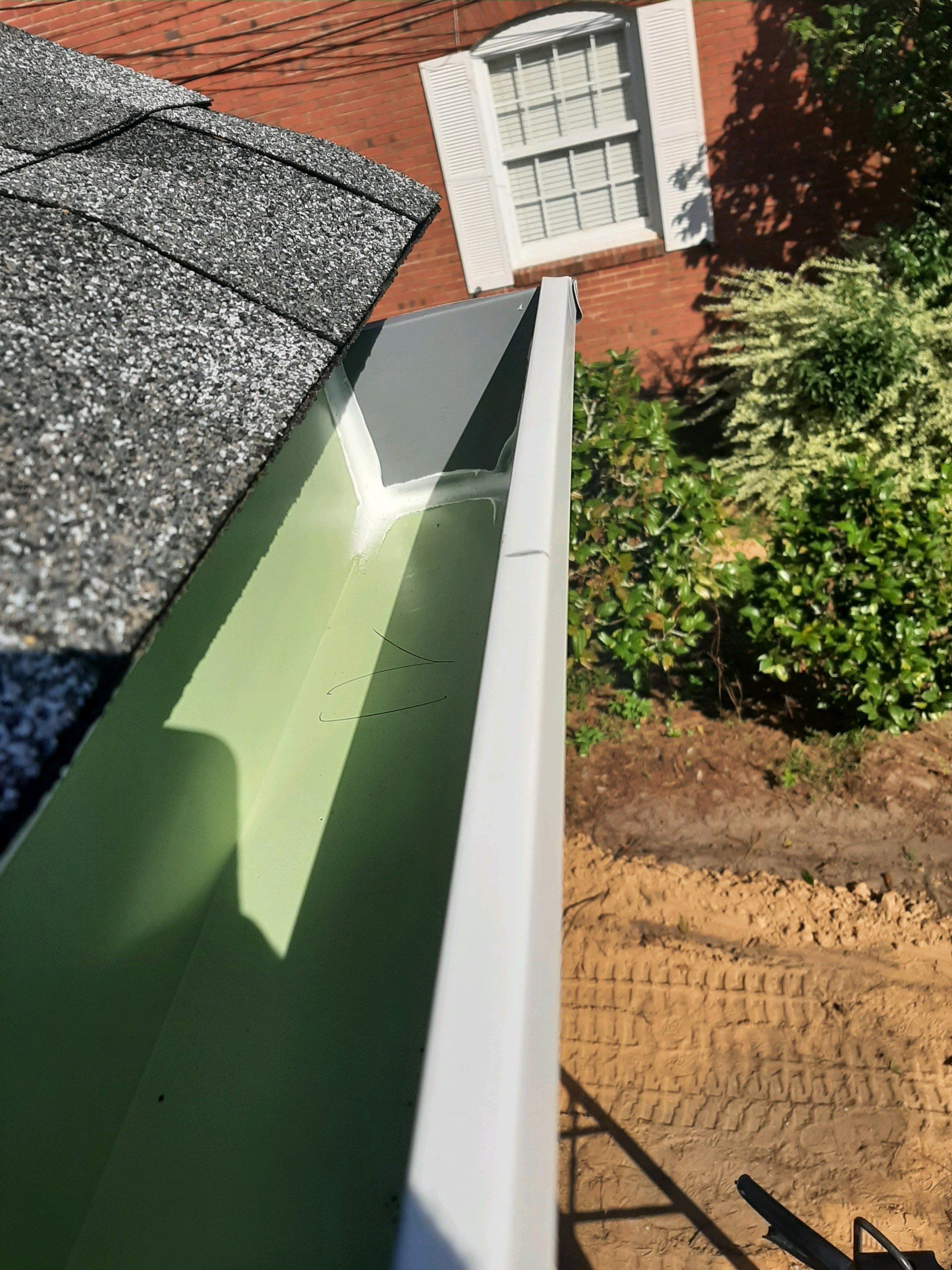 Gutter Installation using K-Style Seamless Gutters by Gutter Professors