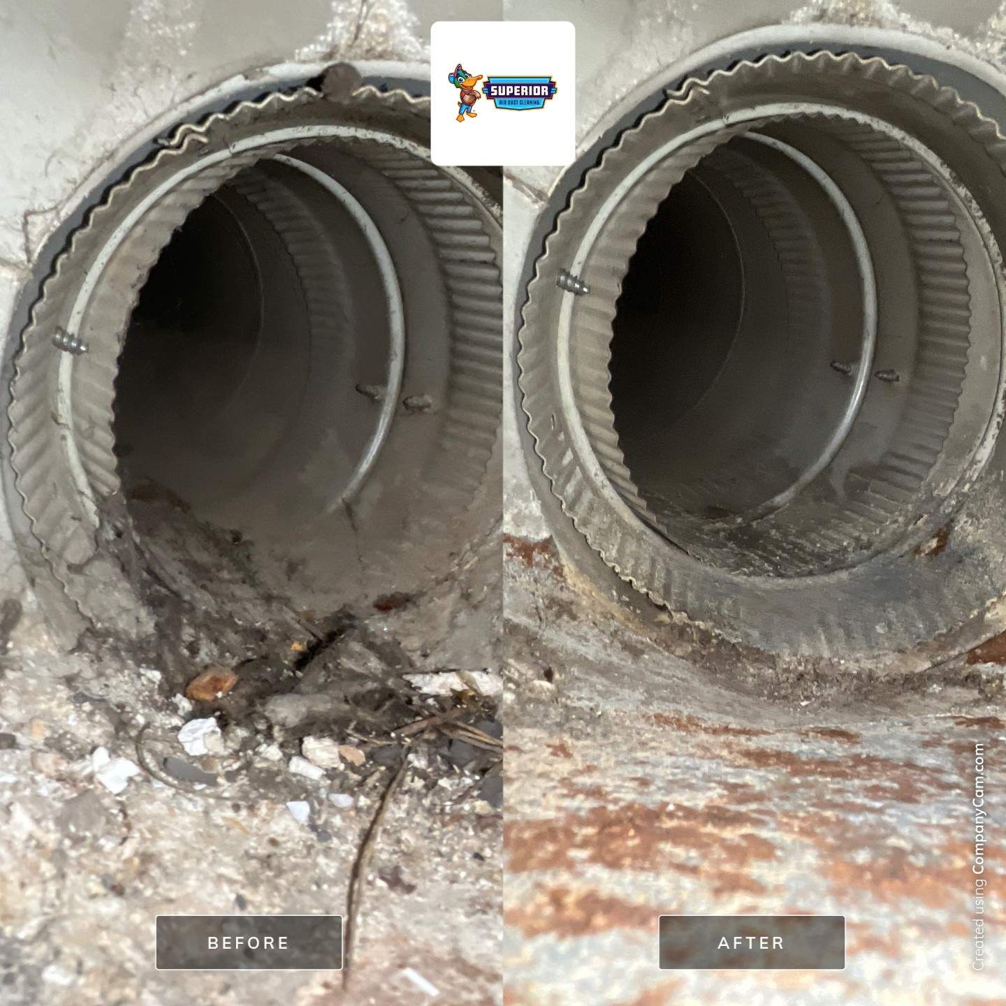 Air Duct Cleaning With a Vacuum Truck in Ellwood City, PA by Superior Air Duct Cleaning