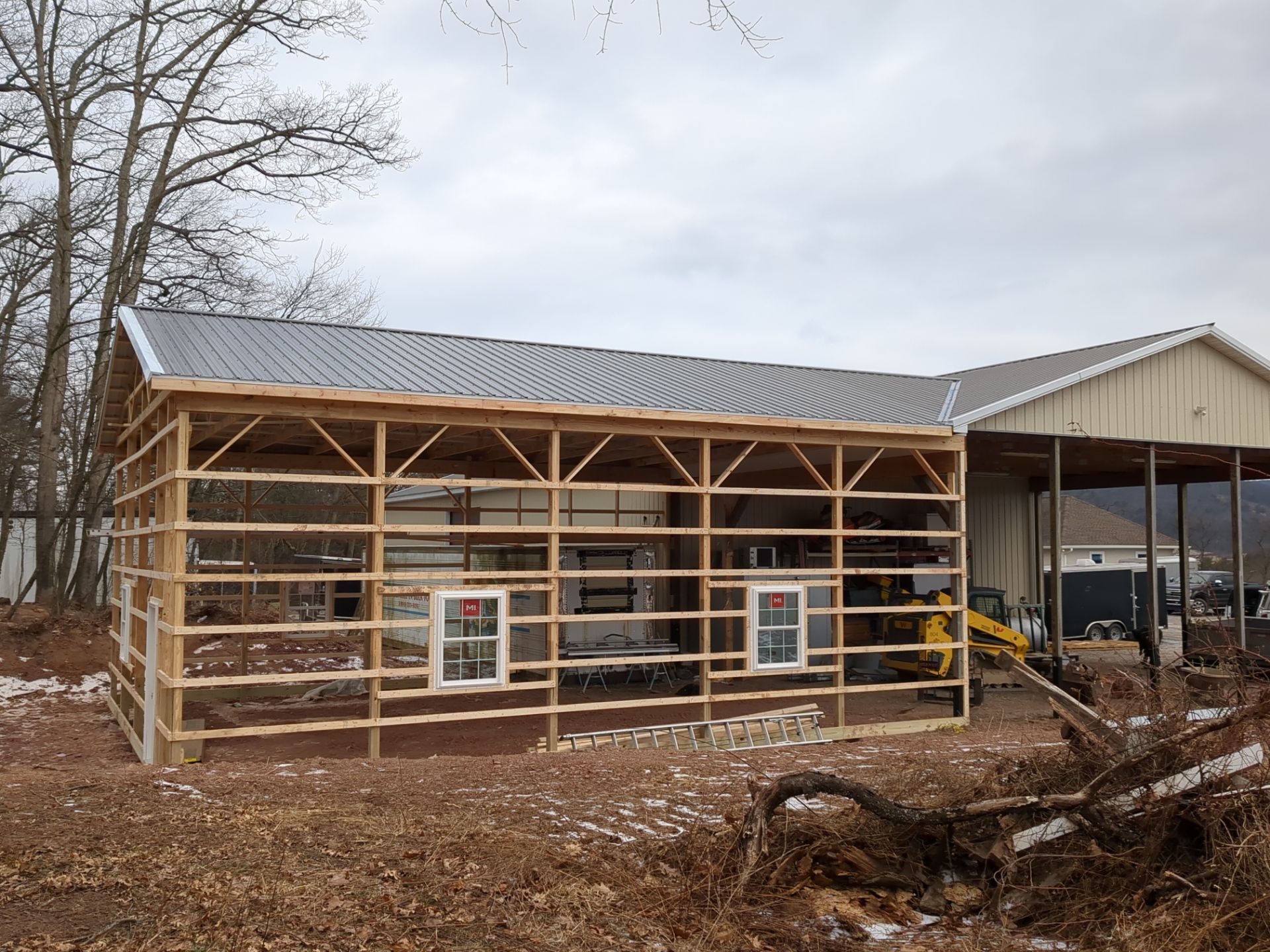 Pole Barn addittion by Esh Builders