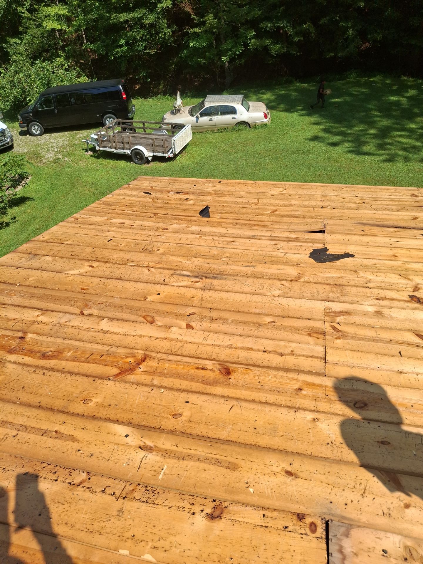 Residential Roofing Installation using GAF Timberline HDZ Barkwood by Rainstoppers Roofing