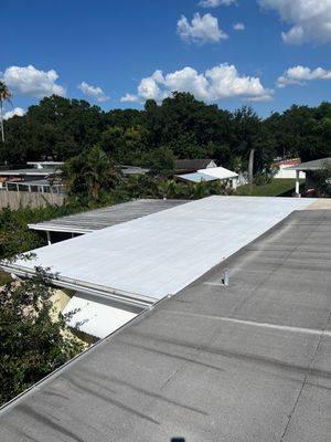 Low Sloped Roof Coating