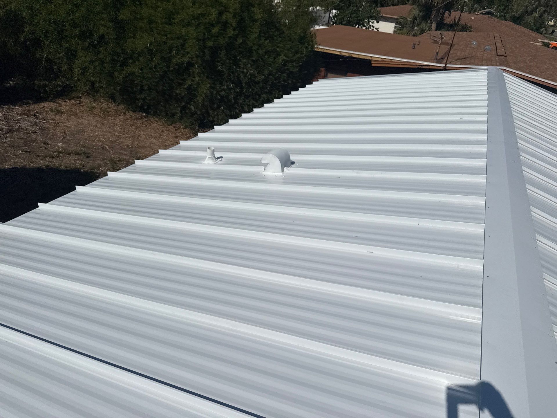 Polar White Standing Seam by Reimagine Roofing