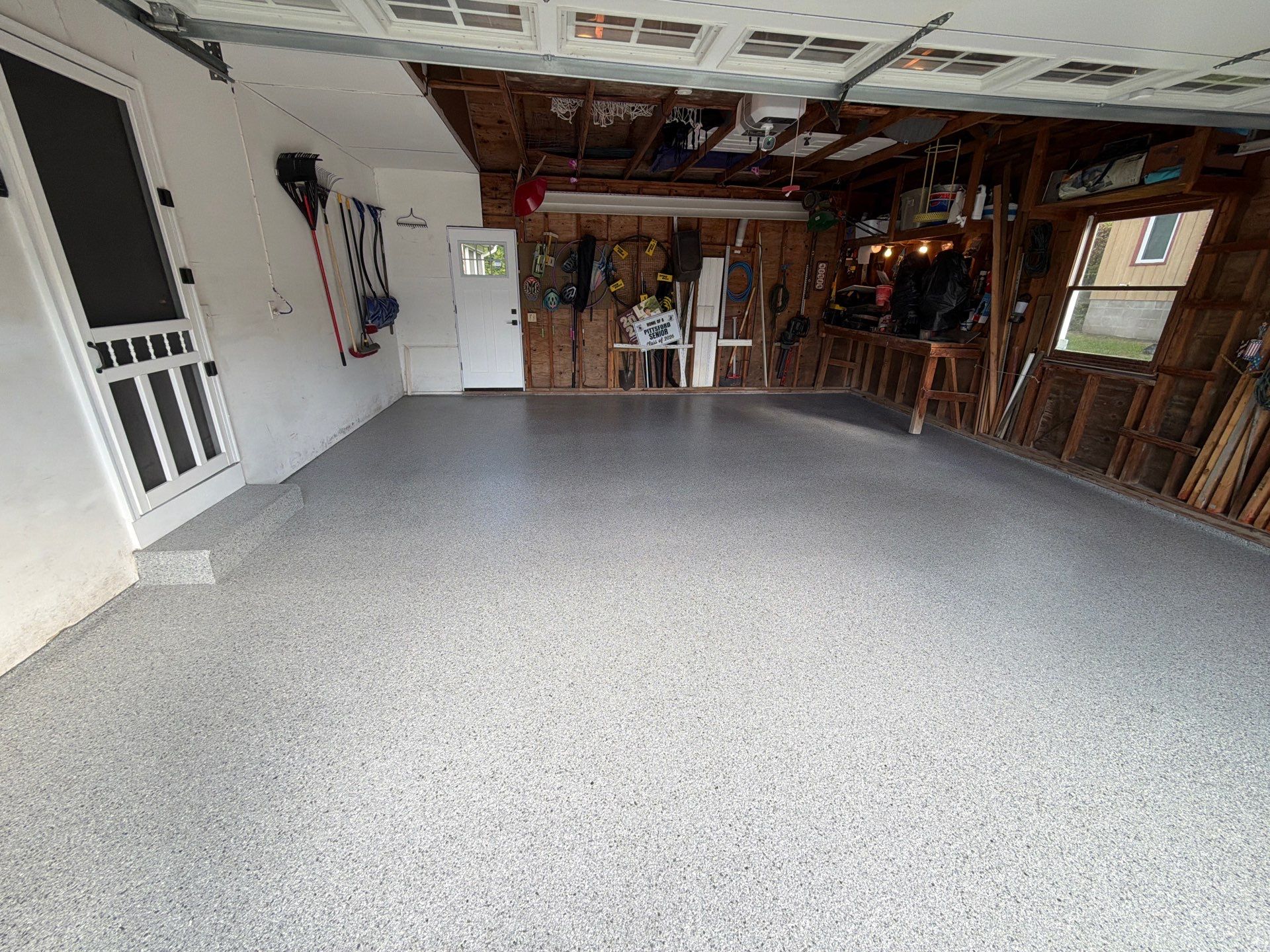 Vintage Silverado Garage Coating by NG Masonry & Construction LLC