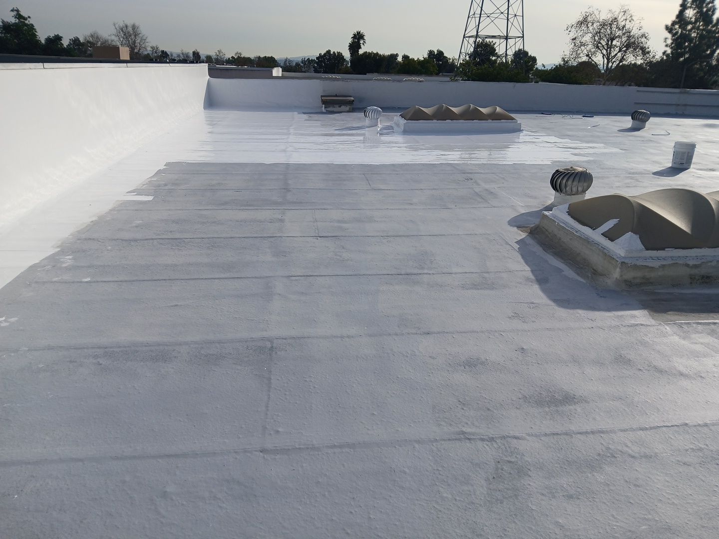 Silicone Coating - Commercial Property in Irwindale by Hull Brothers Roofing