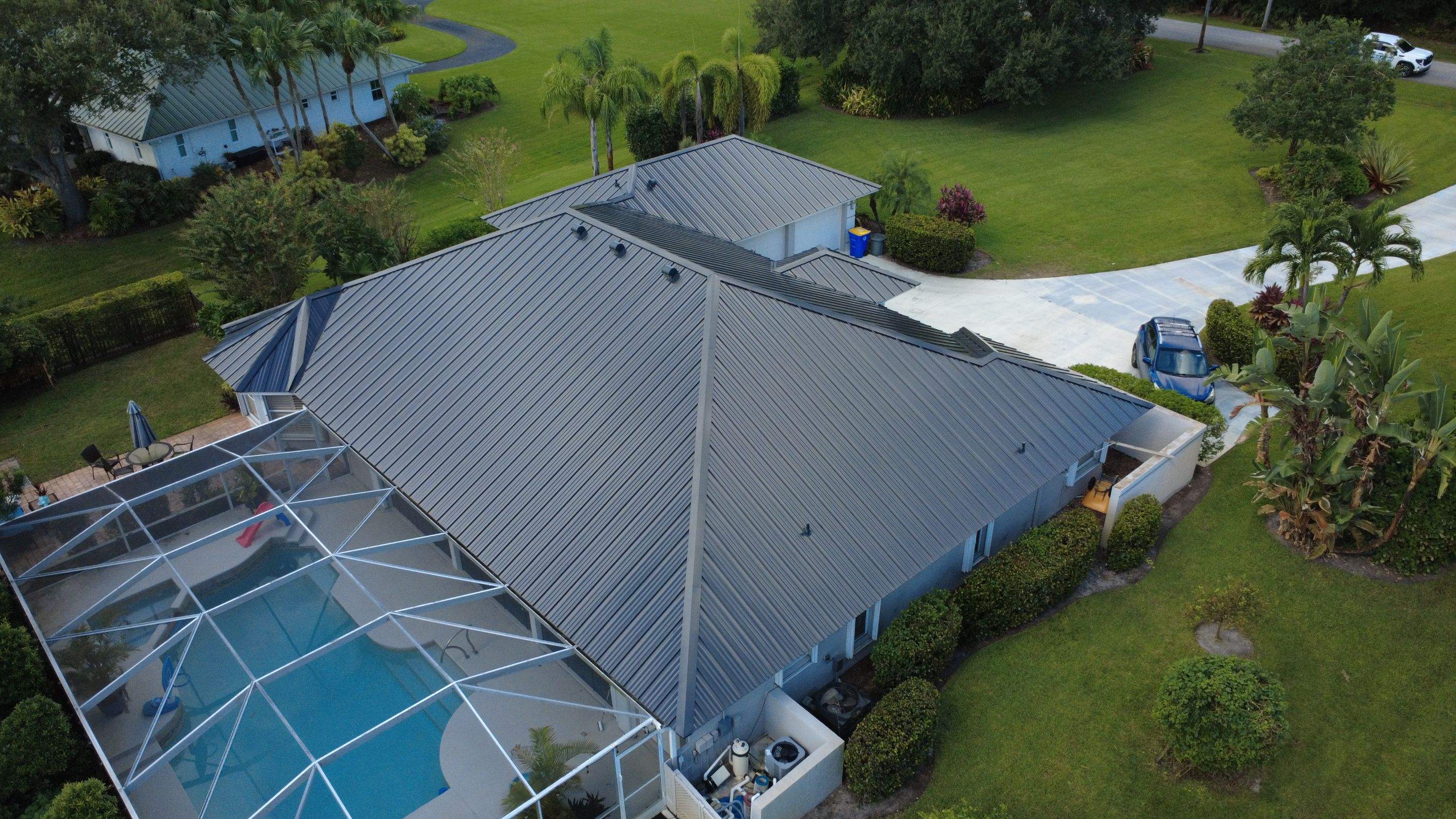 Kynar (Color Coated) Standing Seam Metal Roof Replacement by Sailfish Roofing