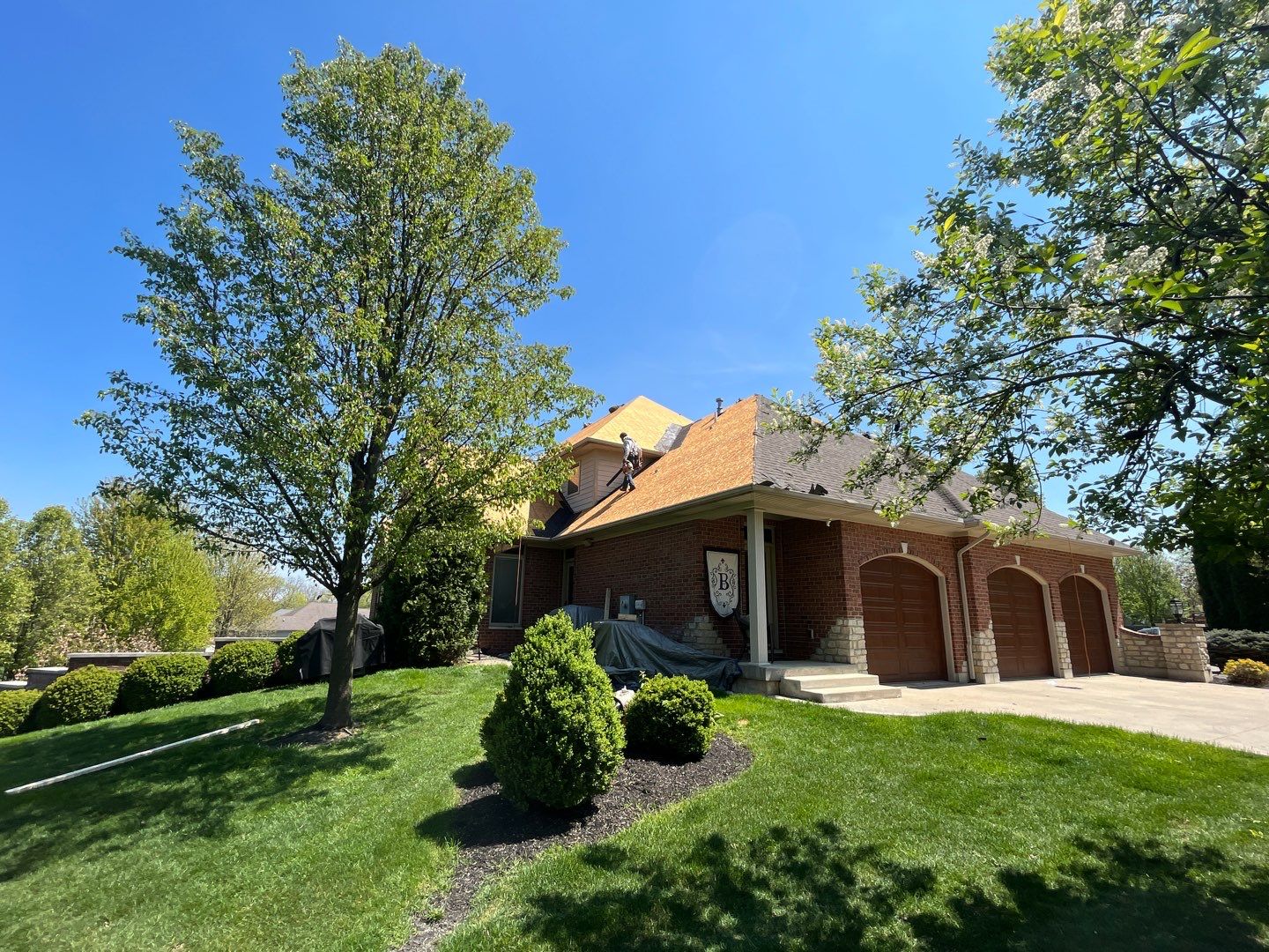 Residential Roofing Installation using GAF Timberline HDZ Weathered Wood by Nitro Roofing and Construction