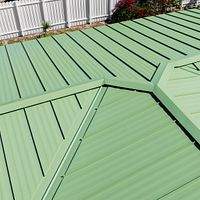 24ga 1" Nail-Strip Patina Green  by Total Roofing System The Metal Roof Experts