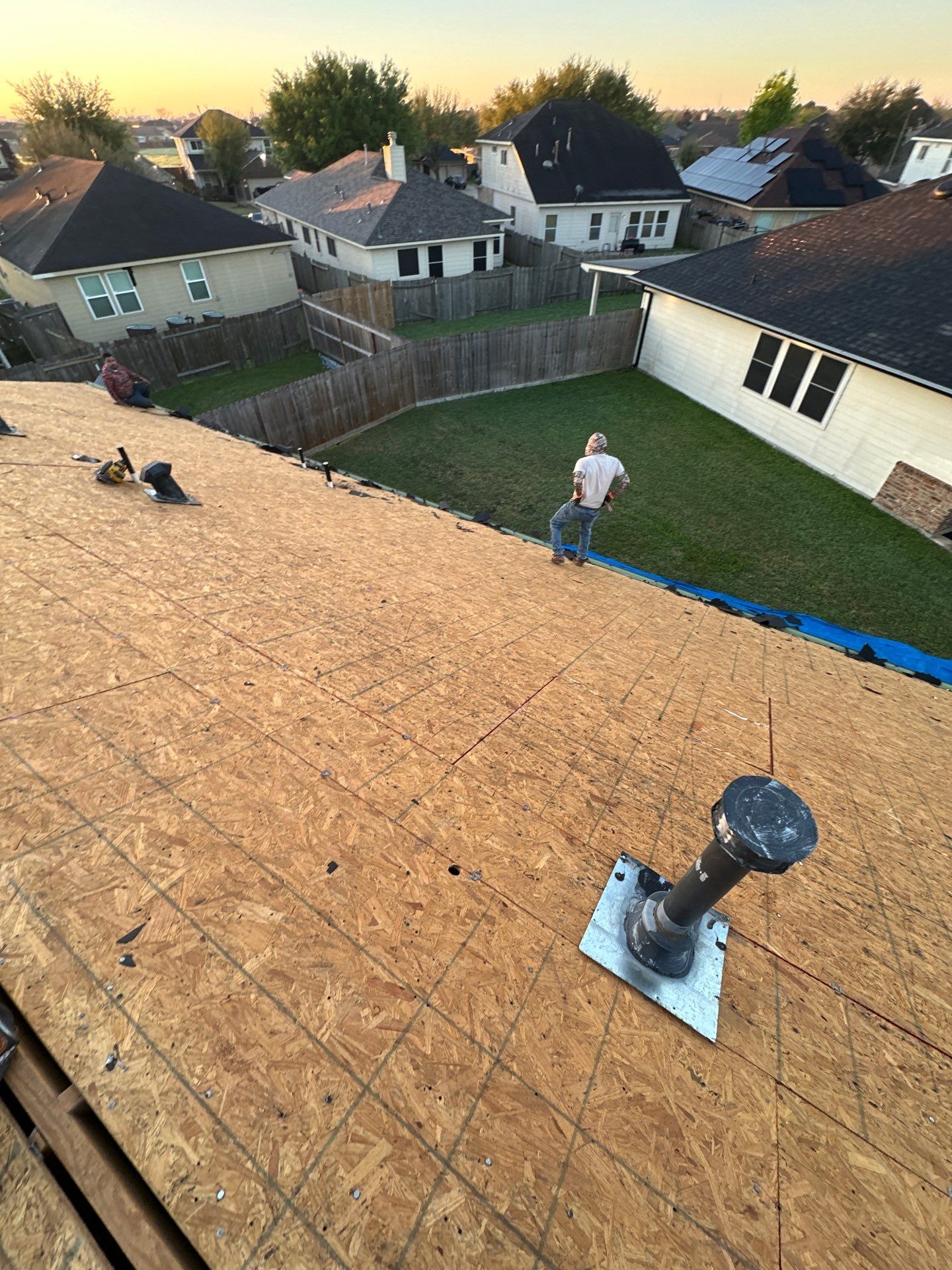 Project in Houston by Motion Roofing