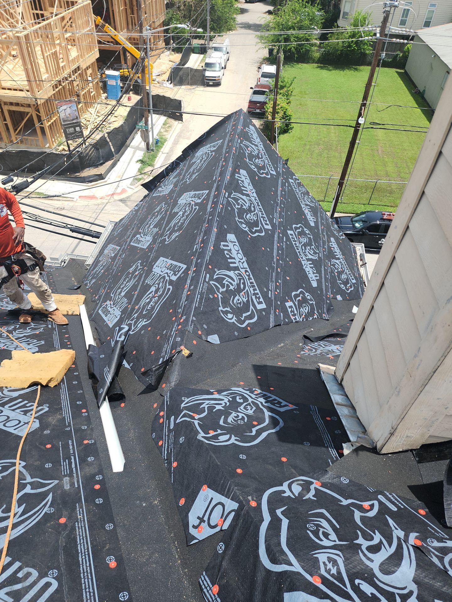 Residential Roofing Repair using Owen's Corning Duration (Lifetime) Shingles by Roof Repair Services LLC