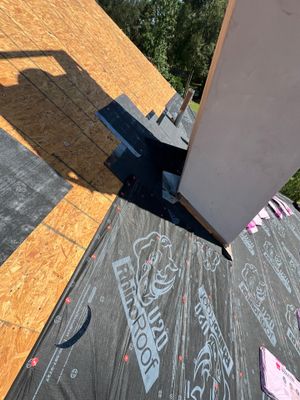 Residential Roofing Installation using Owen's Corning Duration (Lifetime) Shingles
