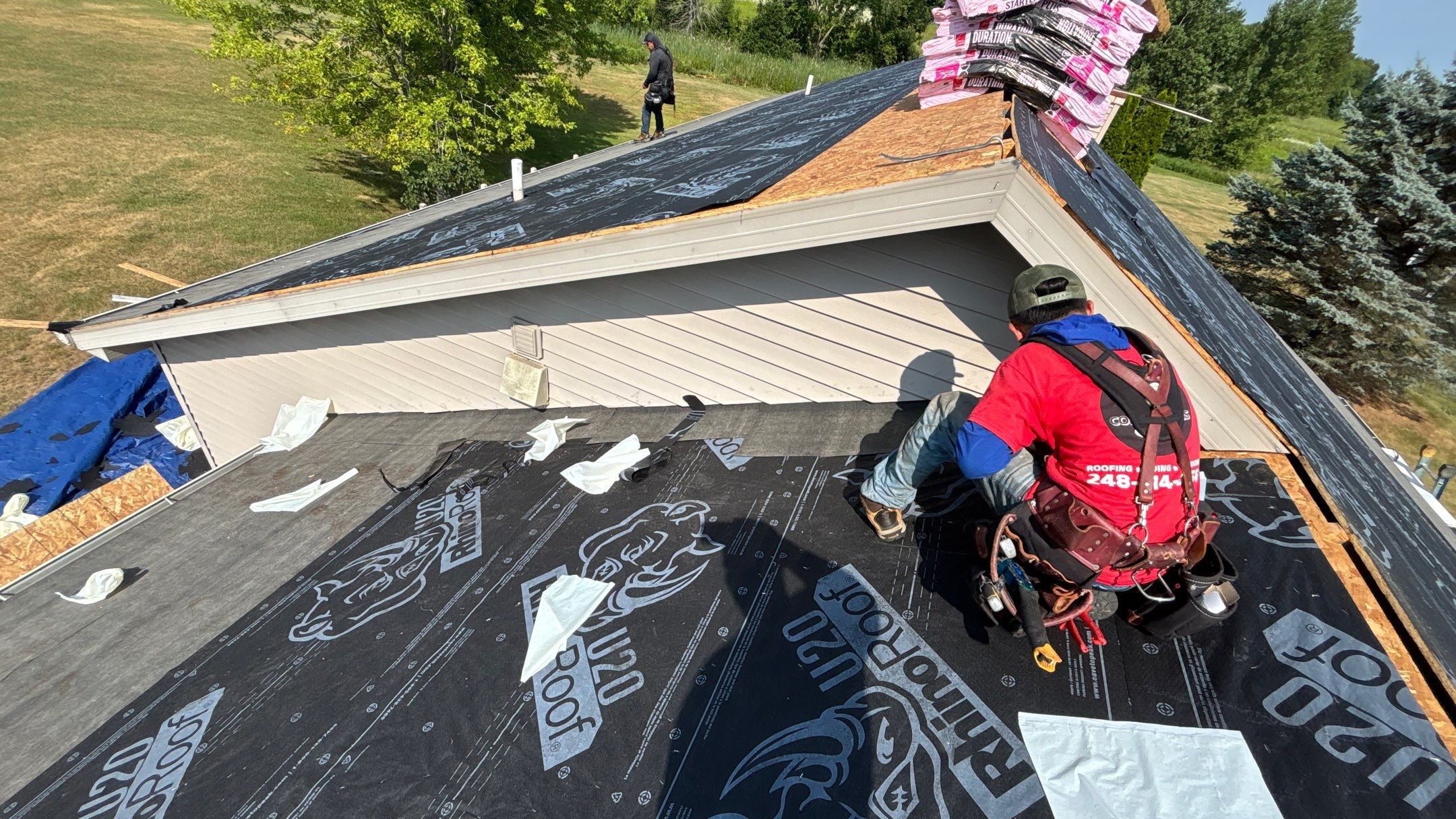 Roof Replacement using Owens Corning Tru Definitions by 180 Contractors