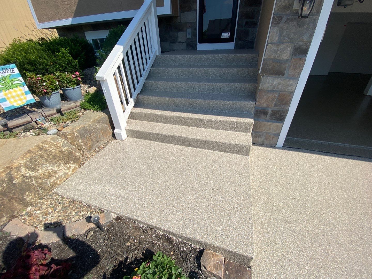 Garage & Patio using Trail Mix by Select Painting, Coatings & Garage Cabinets