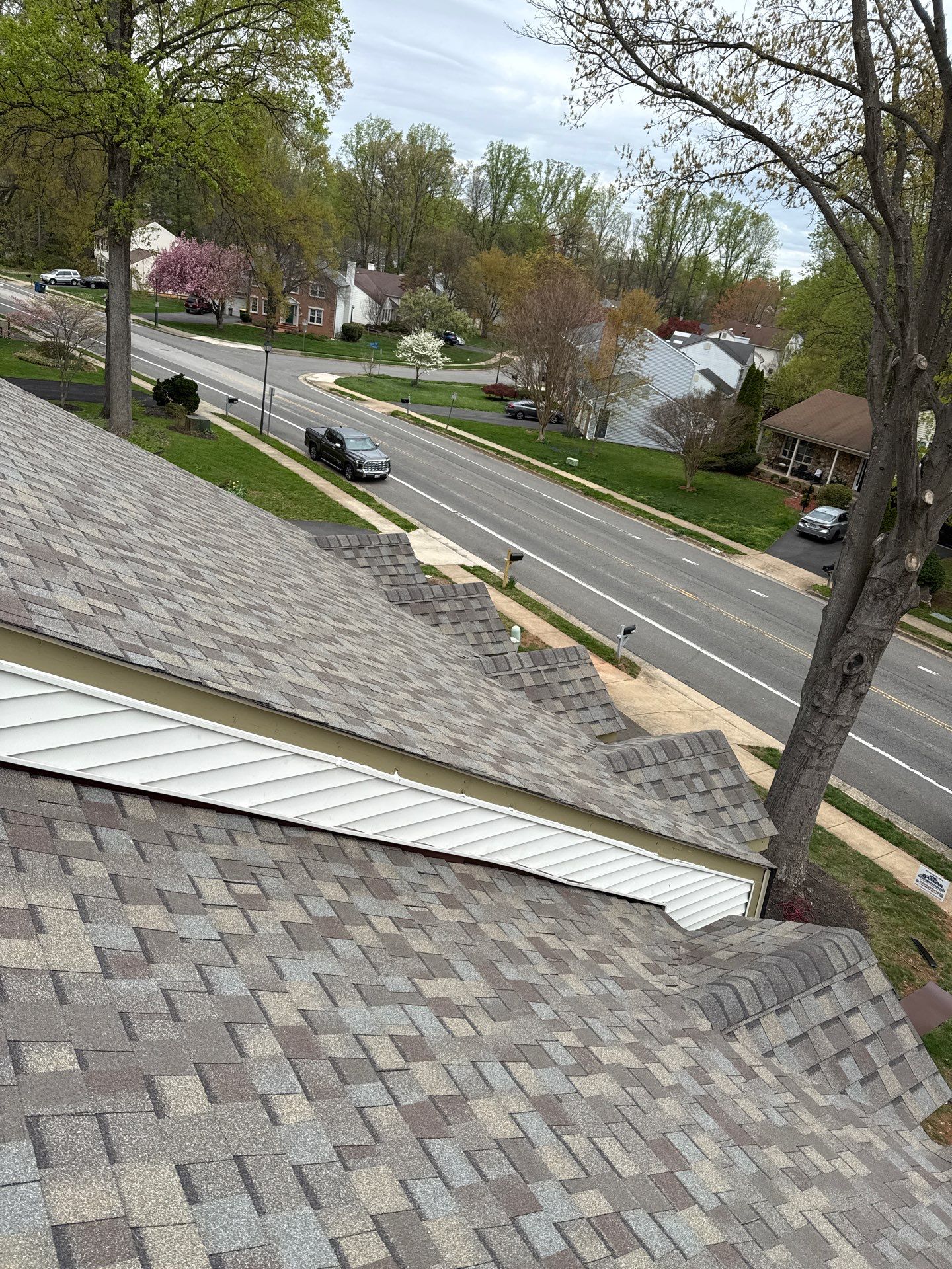 Burke: Residential Roof Replacement with CertainTeed Landmark Pro in Max Def Weathered Wood by RM Banning, Inc.