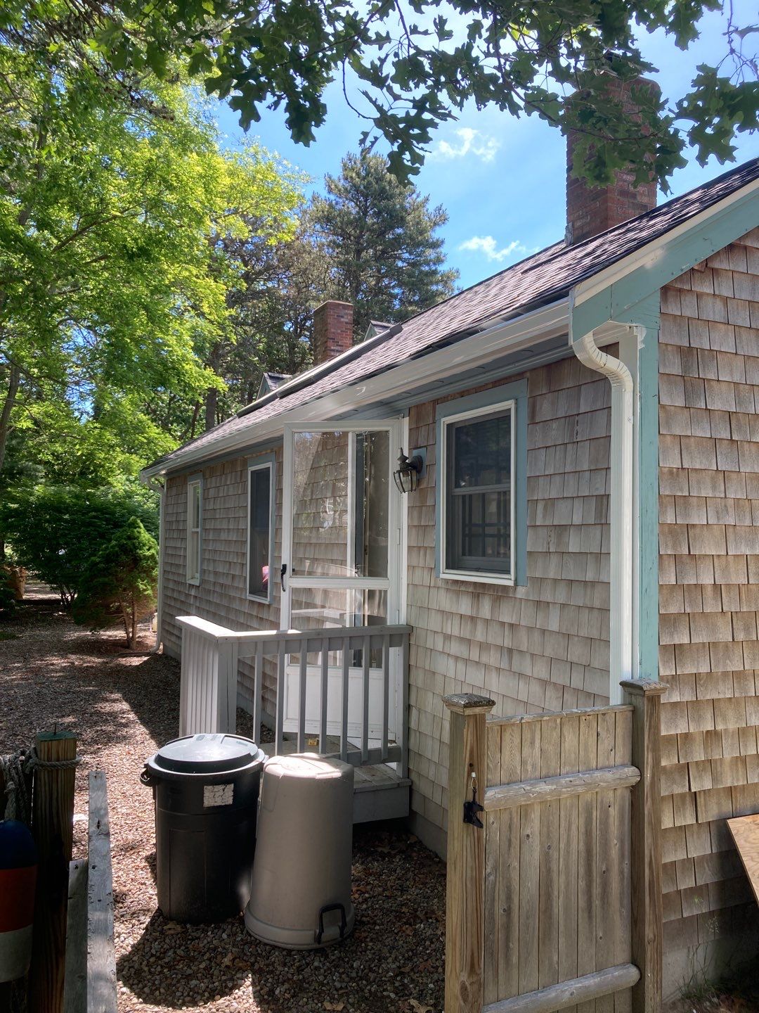 Gutter Installation using 5" Duo Pro K-Style Aluminum Gutter in Eastham, MA by Gutter Pro Enterprises