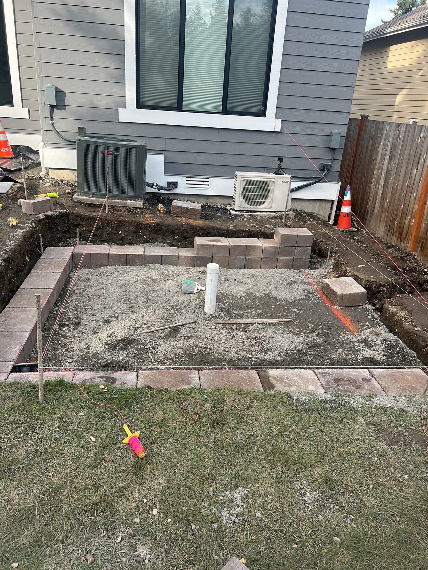 Hardscaping Back Patio Landscape Project  by Jireh Asphalt & Concrete Inc 