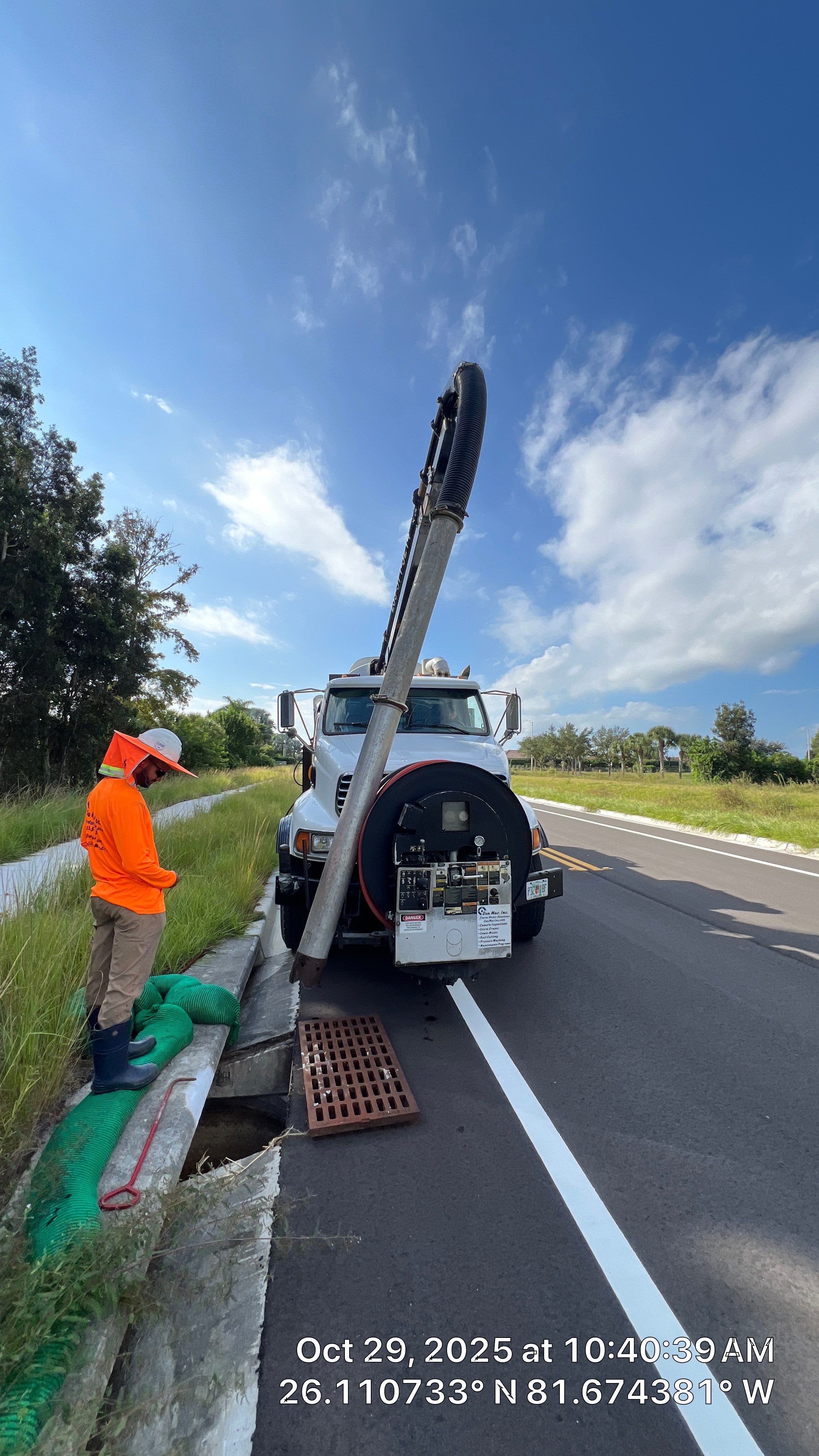 New Construction Road off Rattlesnake in Naples by Don Mar, Inc. Storm Water Solutions