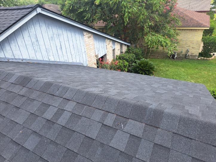 Leaking Roof Replaced with Ridge Vent — Houston, TX by PL Roofing & SB Roofing, LLC.