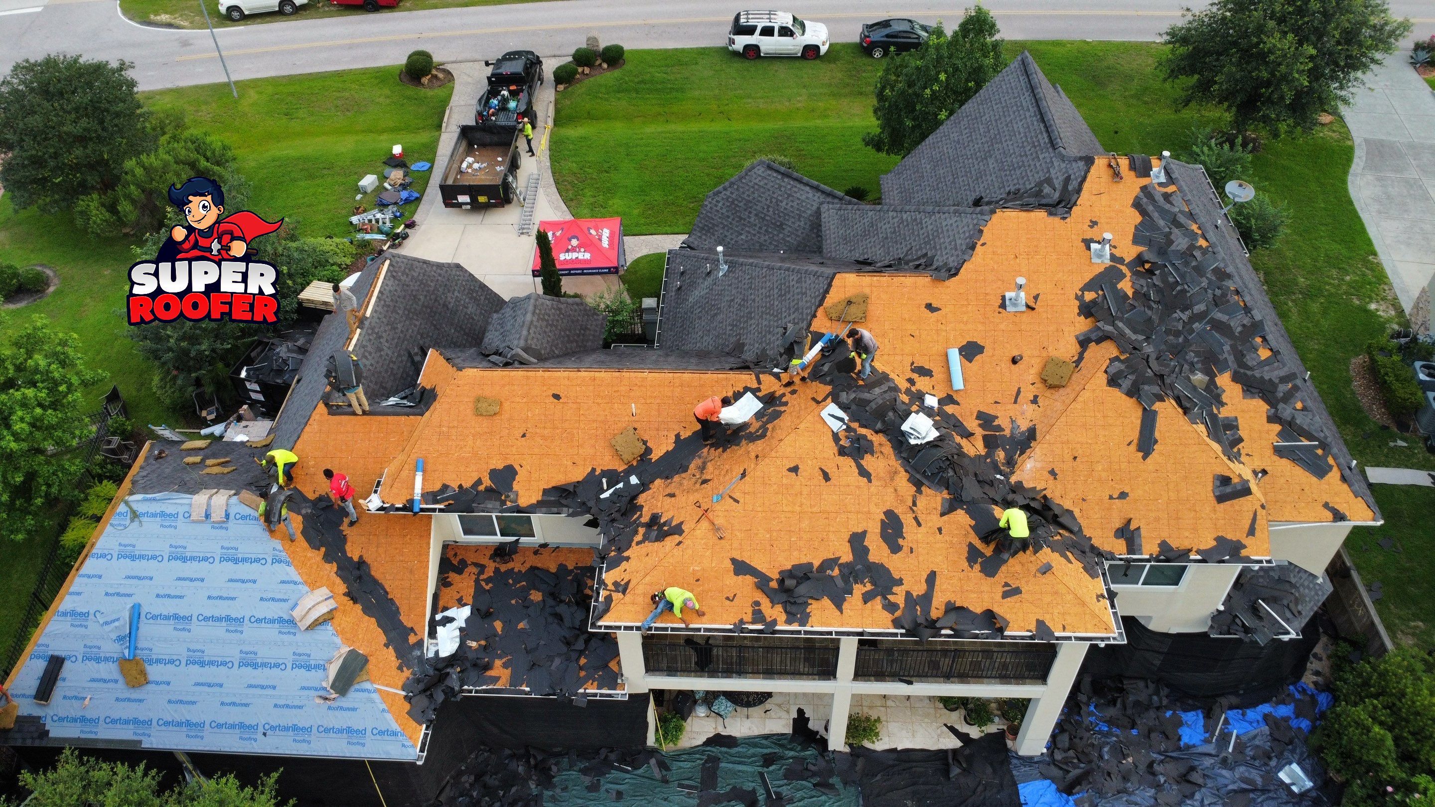 Roof Replacement in Spring, Tx by Super Roofer LLC