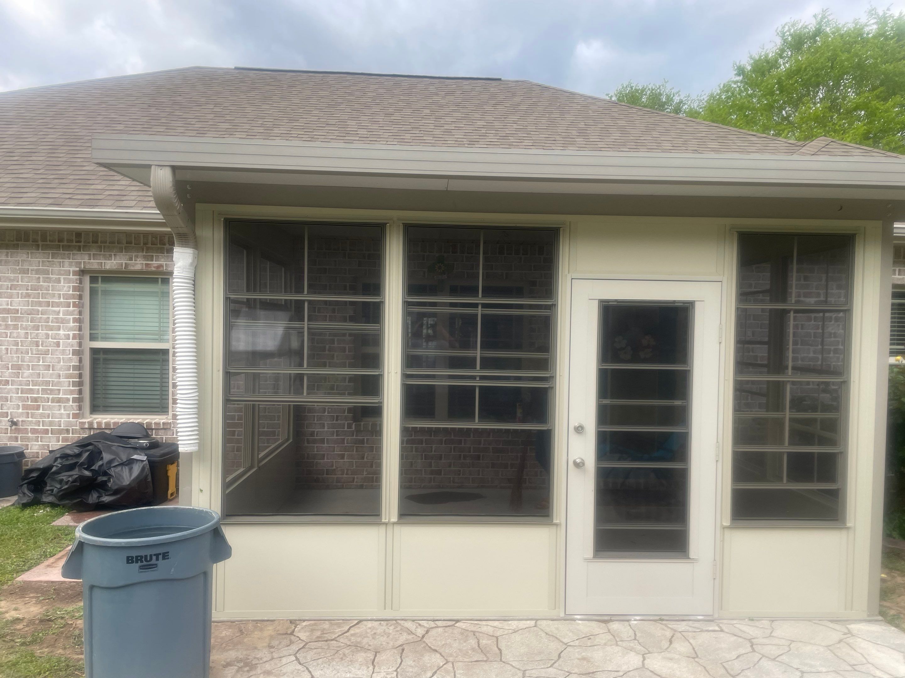 Patio Cover & Screen Room w/Vinyl 4-Tracks by Titan Sunrooms