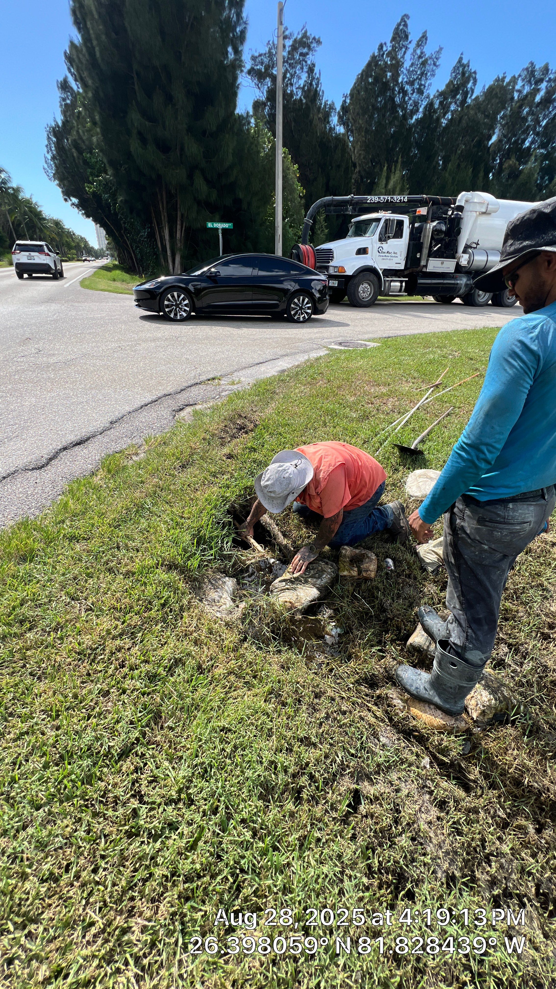 El Dorado/Coconut Rd Culvert Cleaning by Don Mar, Inc. Storm Water Solutions