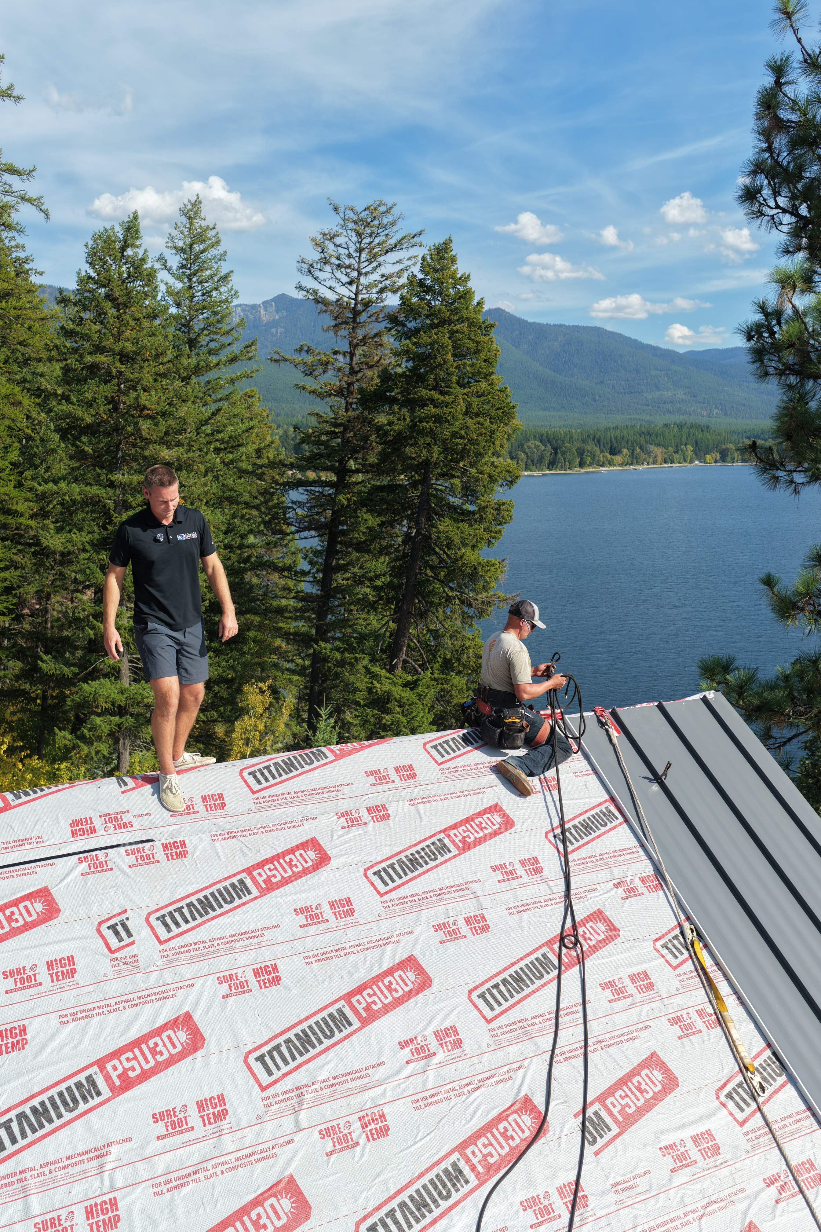 16" Mechanical - Dark Gray  by Montana Roofing Solutions