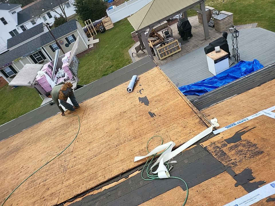 Residential Roofing Installation using Owens Corning TruDefinition - Williamsburg Gray by A Plus Exterior