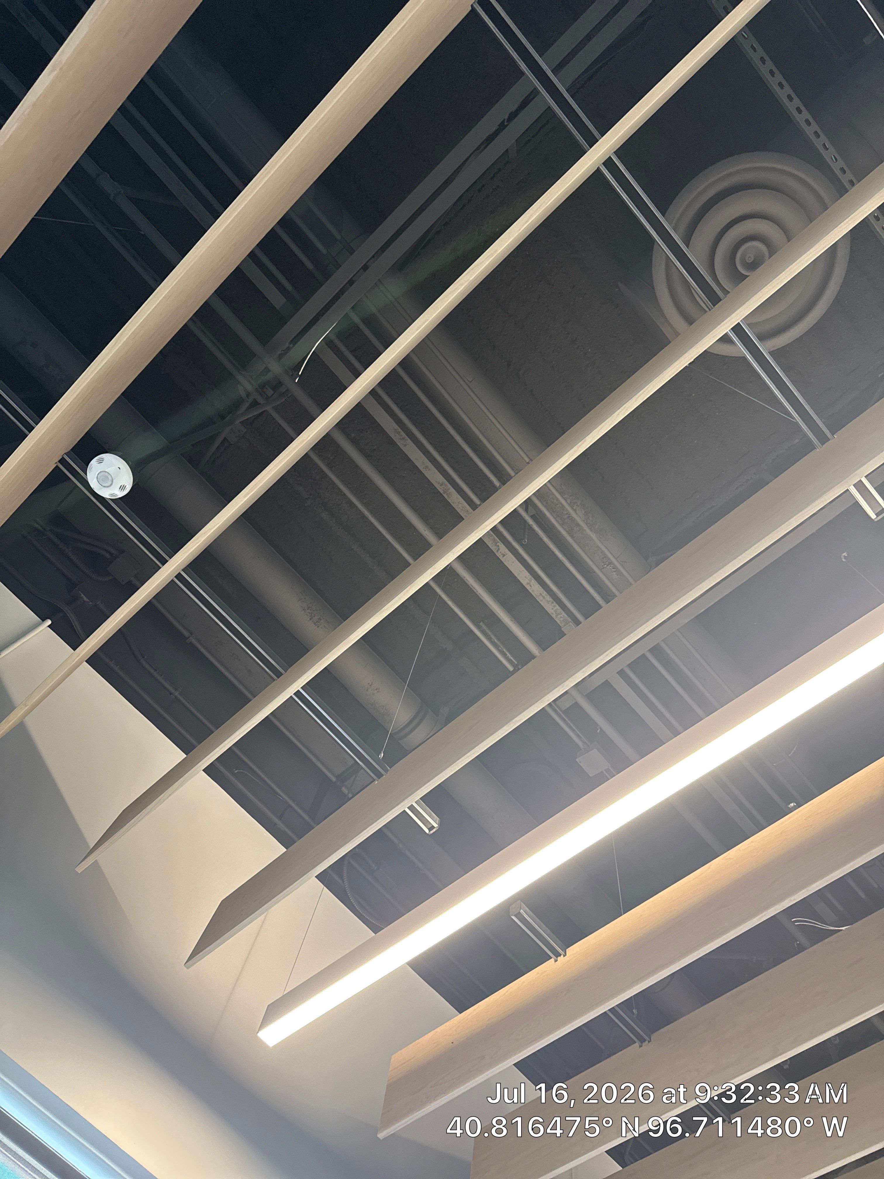 Modern Commercial Office Remodel with Custom Ceiling Baffles by CompanyCam Sales Demo