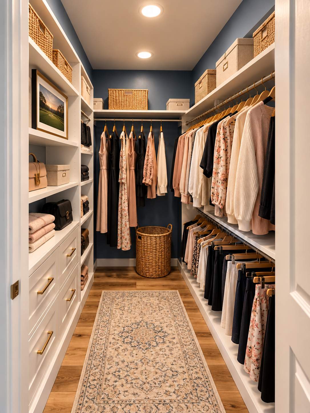Modern Primary Bathroom Remodel with Custom Storage & Walk-In Closets by Remodel Now