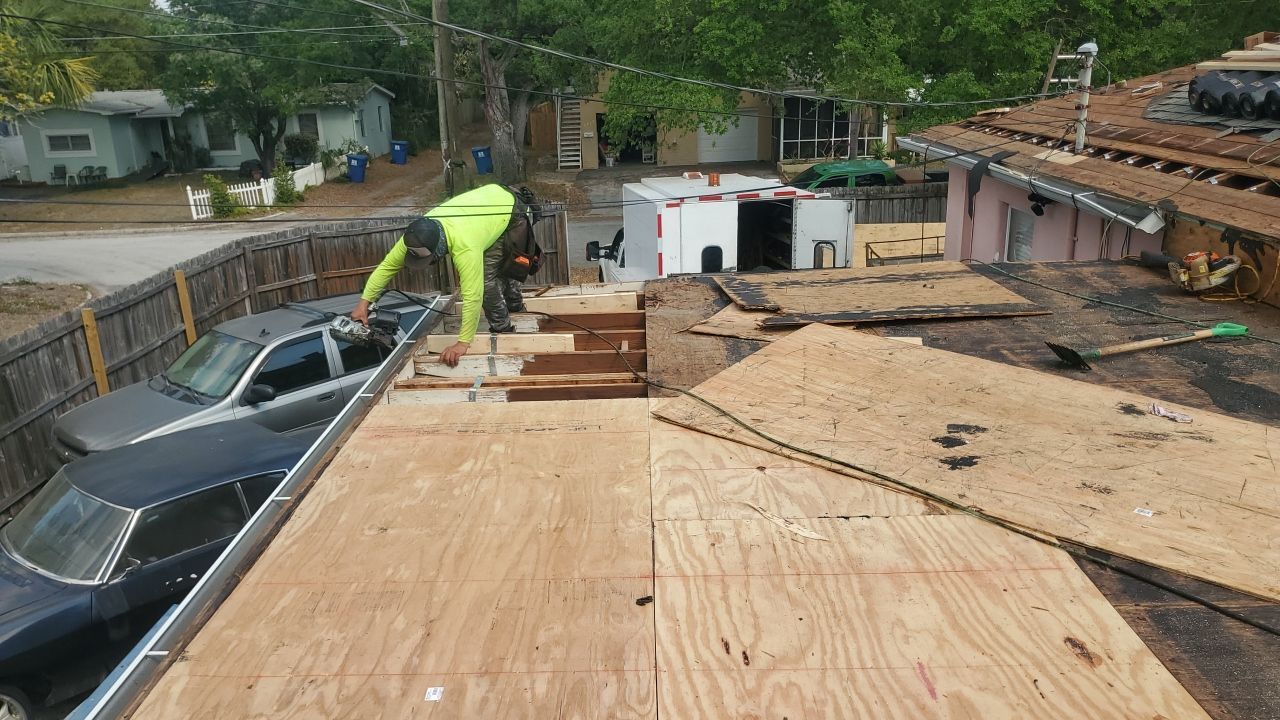Project in St. Petersburg 33710 by Mitchell Roofing Company LLC 