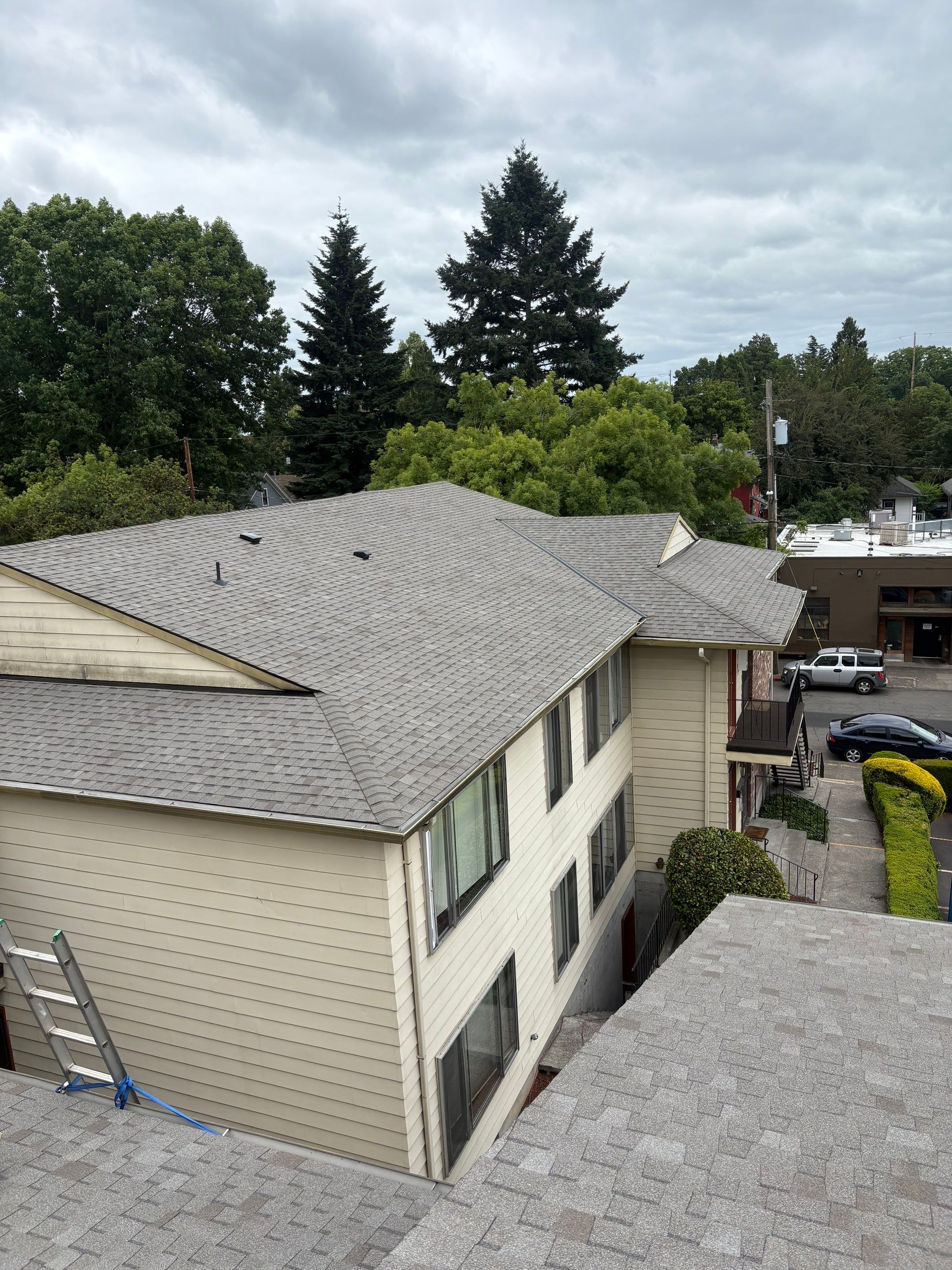 Commercial Roofing Installation using Asphalt Shingles by Vitan Construction LLC 
