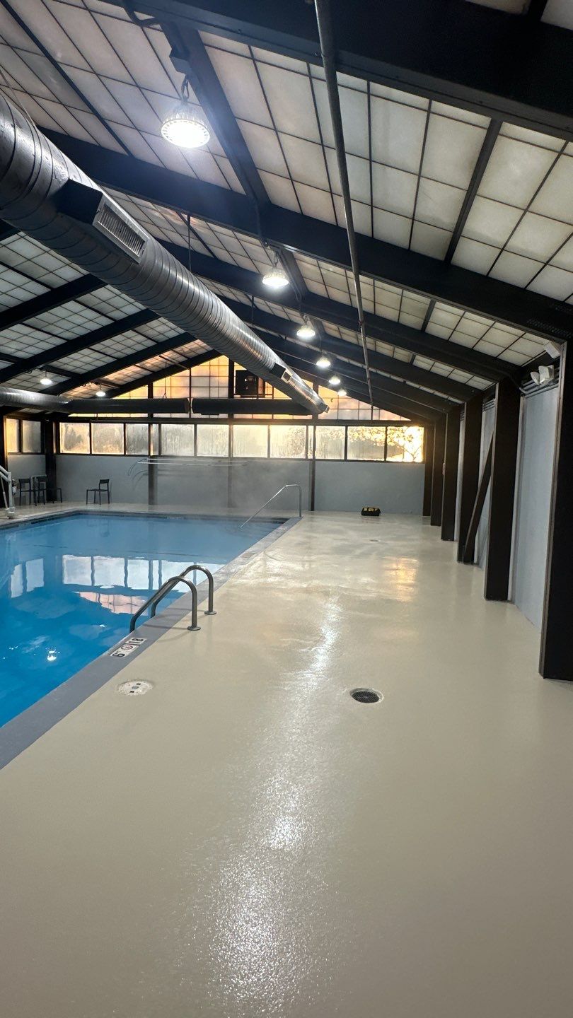 Hotel Pool Deck Project in Mason by Floors in a Day, Inc