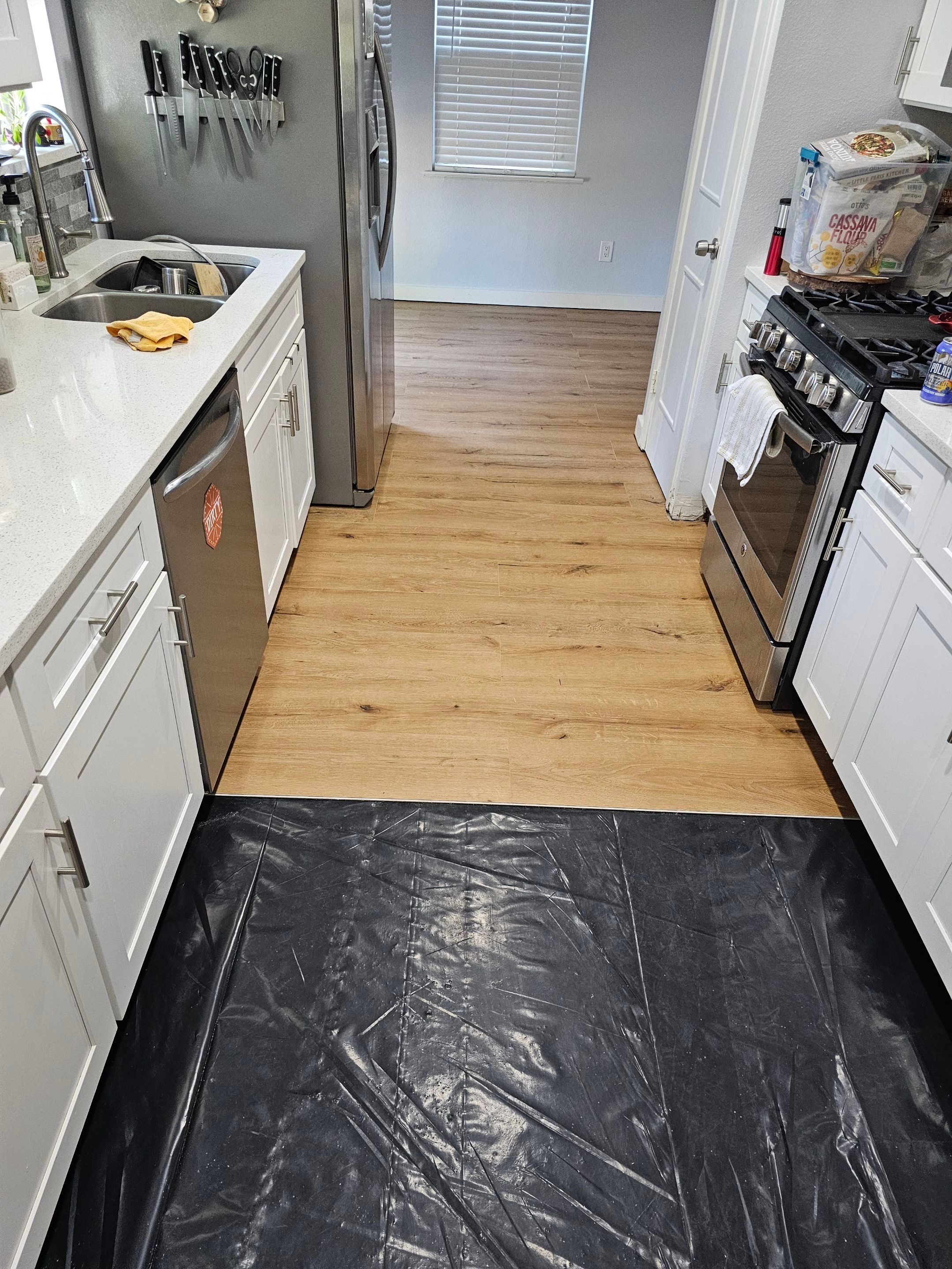 Laminate floor & fence by EL-GC LLC 