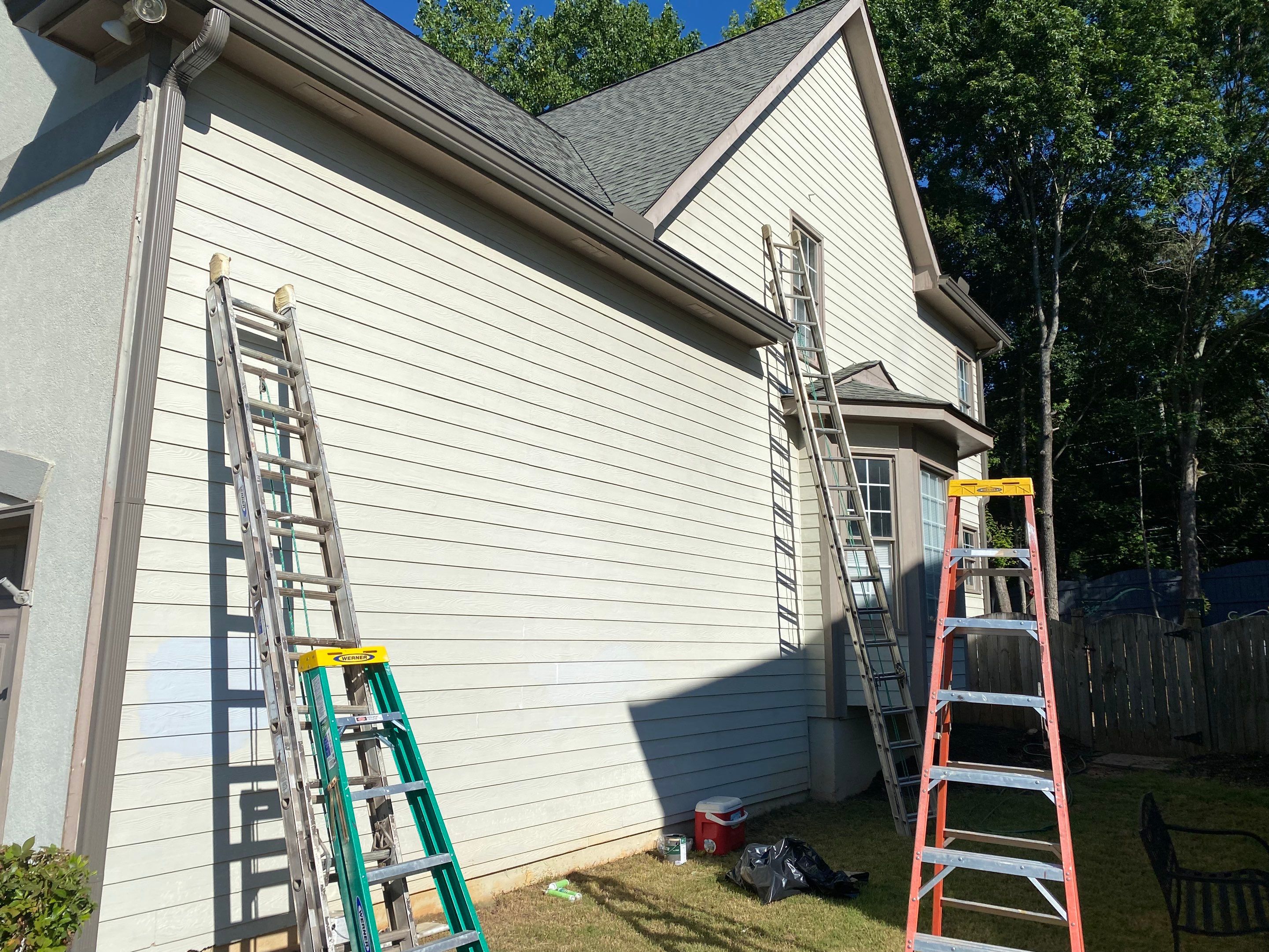 Exterior Residential Painting and Siding Refresh in Marietta by Swift Home Renovations
