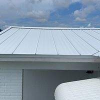 24ga 1" Nail-Strip Regal White  by Total Roofing System The Metal Roof Experts