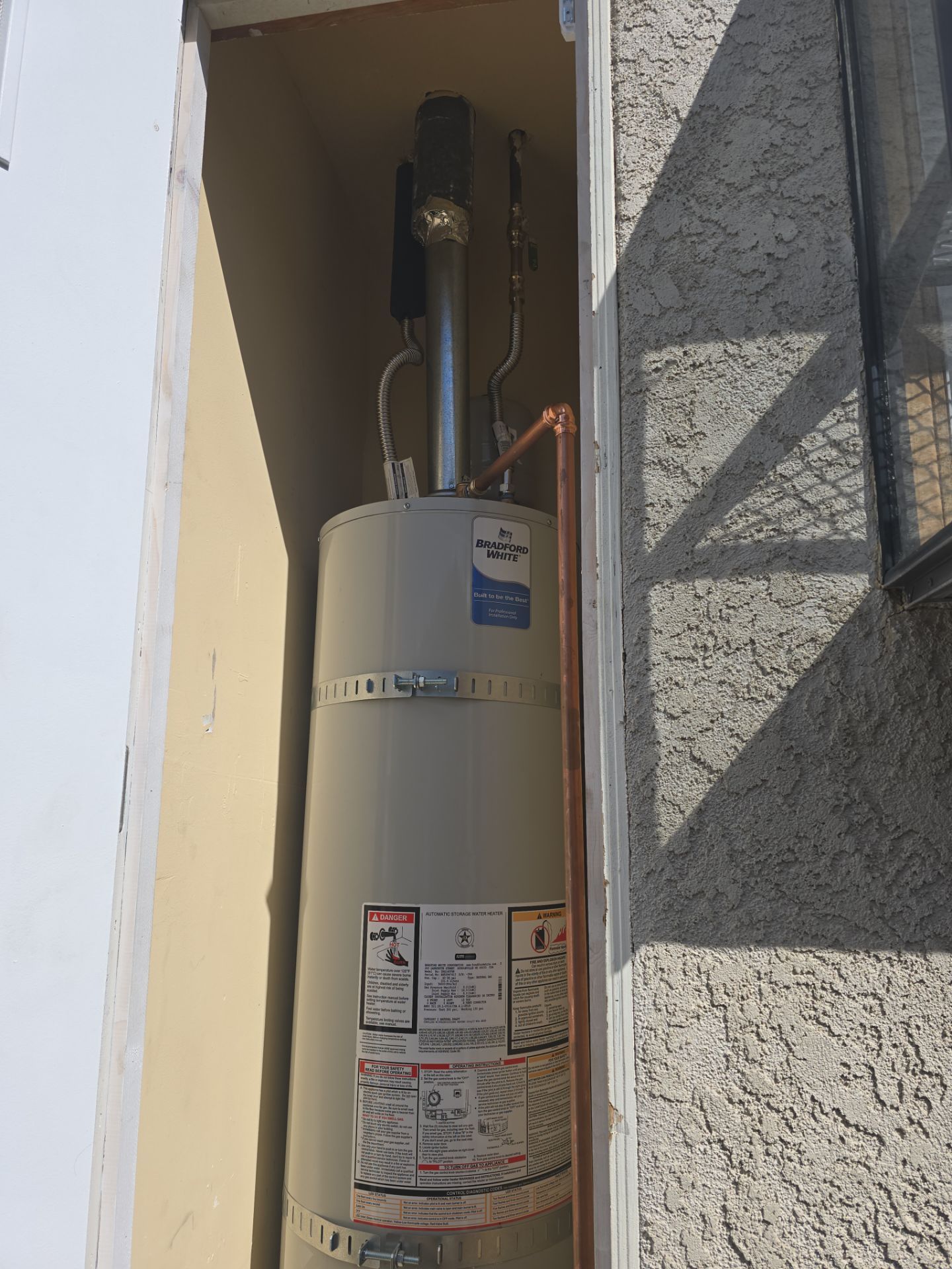 Water Heater Installation and Outside Piping by Us Plumbing