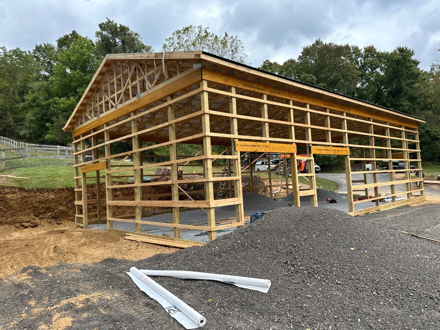 Large Garage Build by Bec Construction Llc