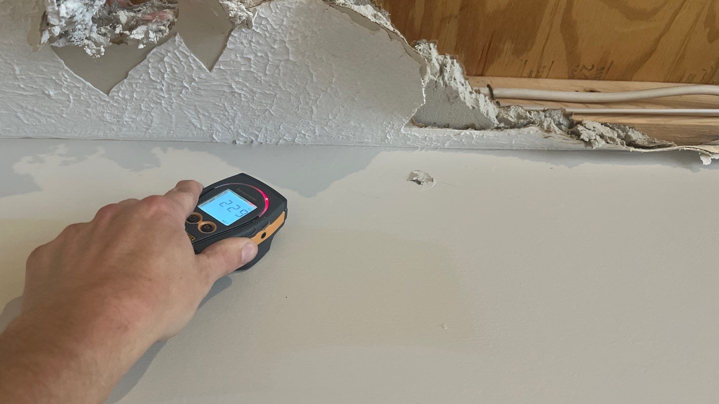 Interior Water Damage Affecting the Garage and Kitchen  by ANR Restoration