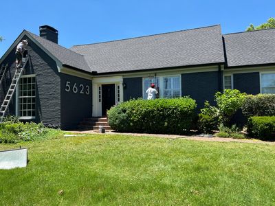 Exterior Painting using Romabio Masonry Flat 