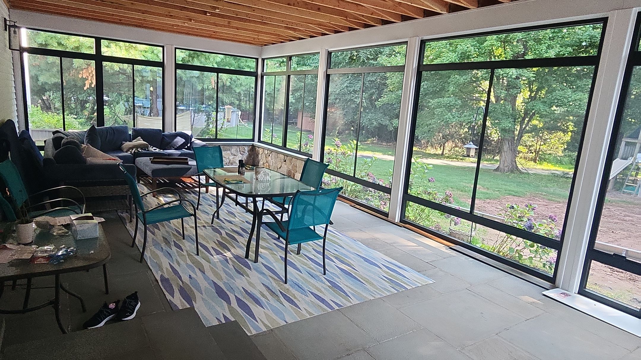 Summer Space Porch Enclosure by DiGiorgi Roofing and Siding Inc
