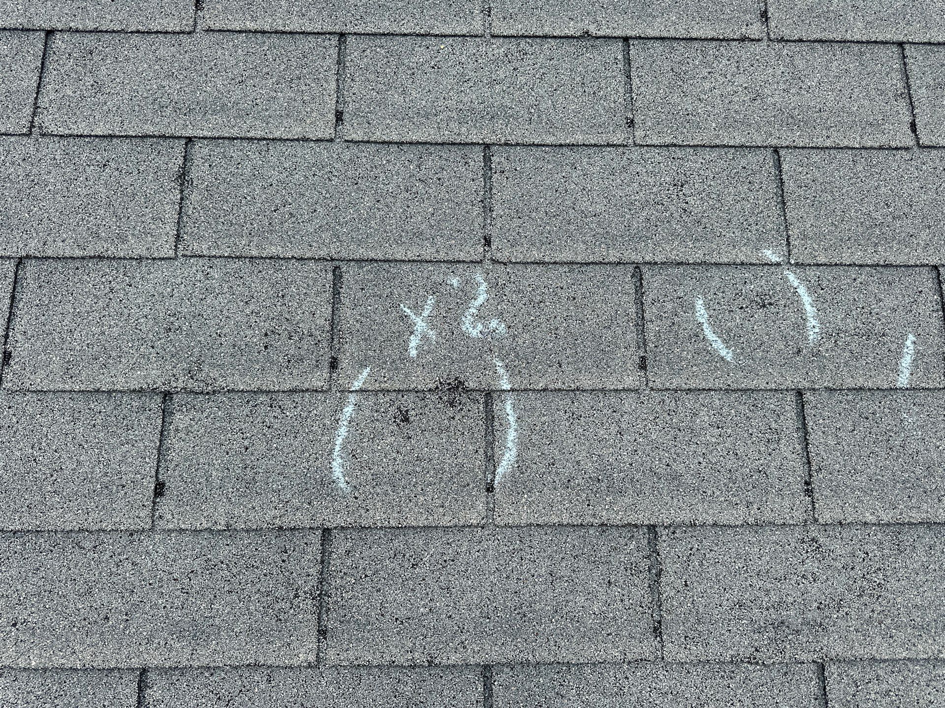 Solid Hail Damage - 3 Tab by Paragon Roofing