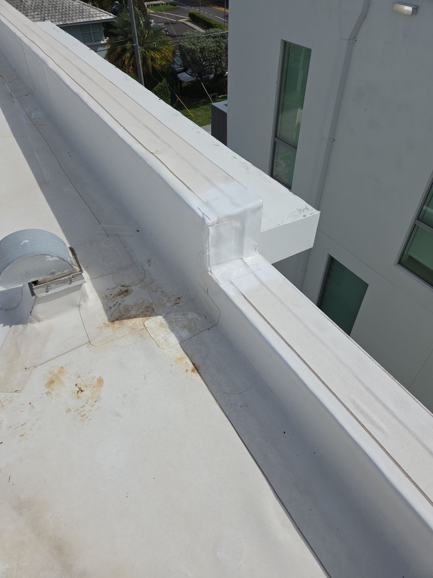 TPO Flat Roof Repair and Window Sealing in Delray Beach by Aastro Roofing