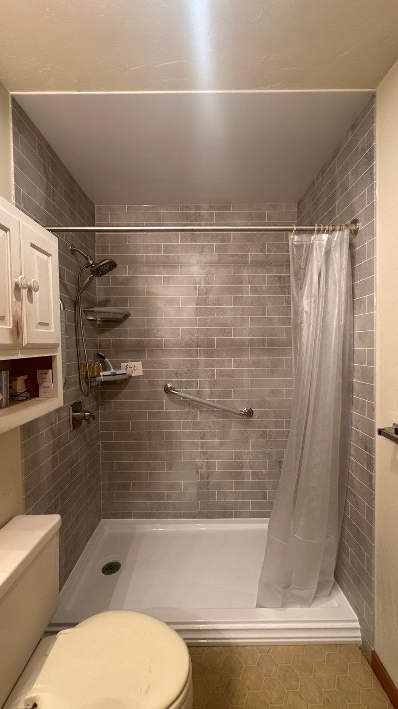 Tub to Walk-in Shower Installation in Woodstock, CT  by Yankee Home Improvement