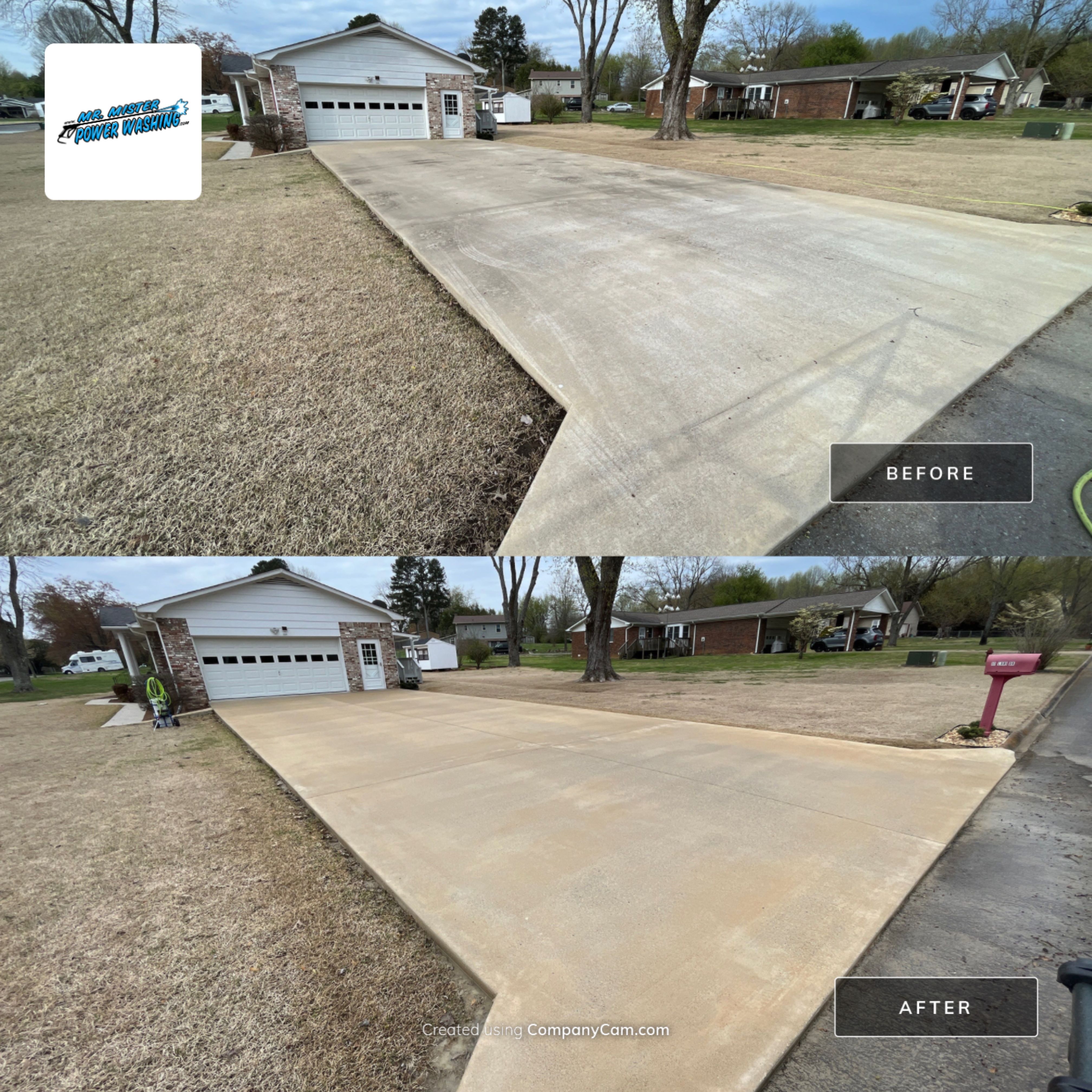 Richard's Driveway by Mr. Mister Power Washing