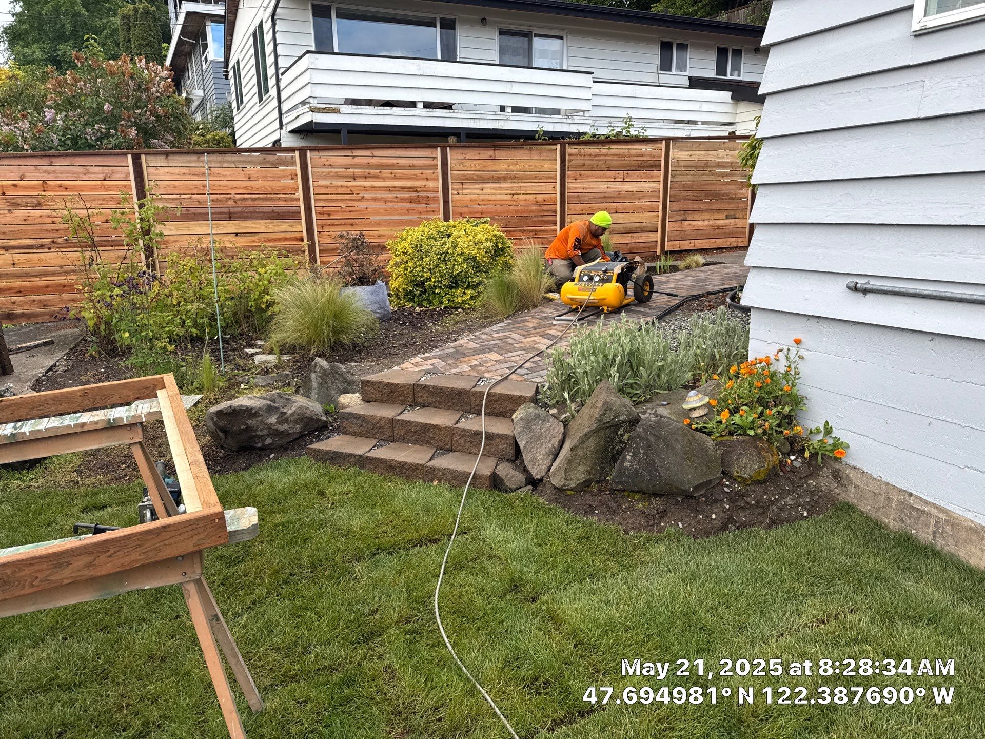 Retaining Wall & Fence Installation  by Jireh Asphalt & Concrete Inc 