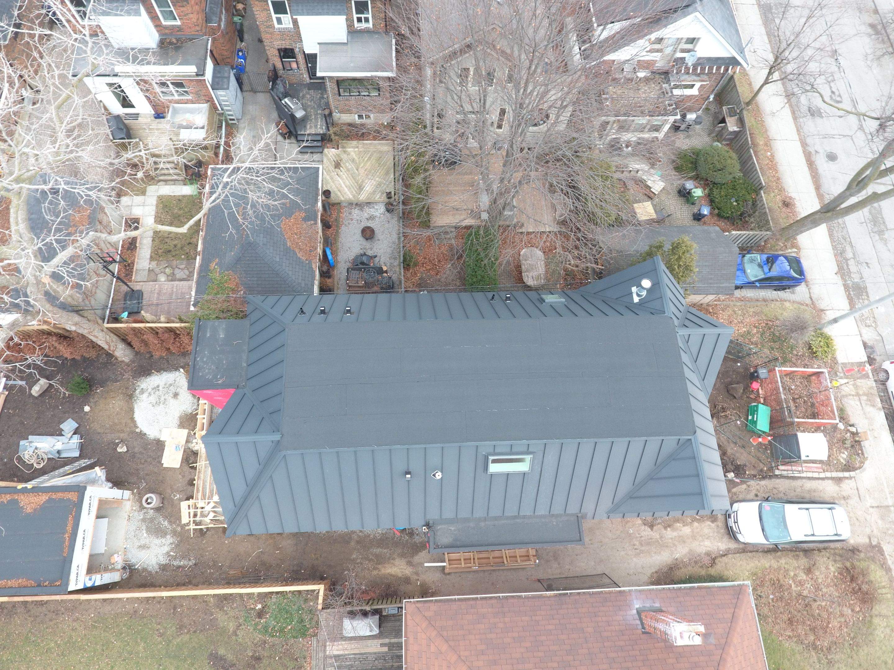New Home Construction using 24 Ga Standing Seam Metal by Jay Carter Roofing & Sheet Metal