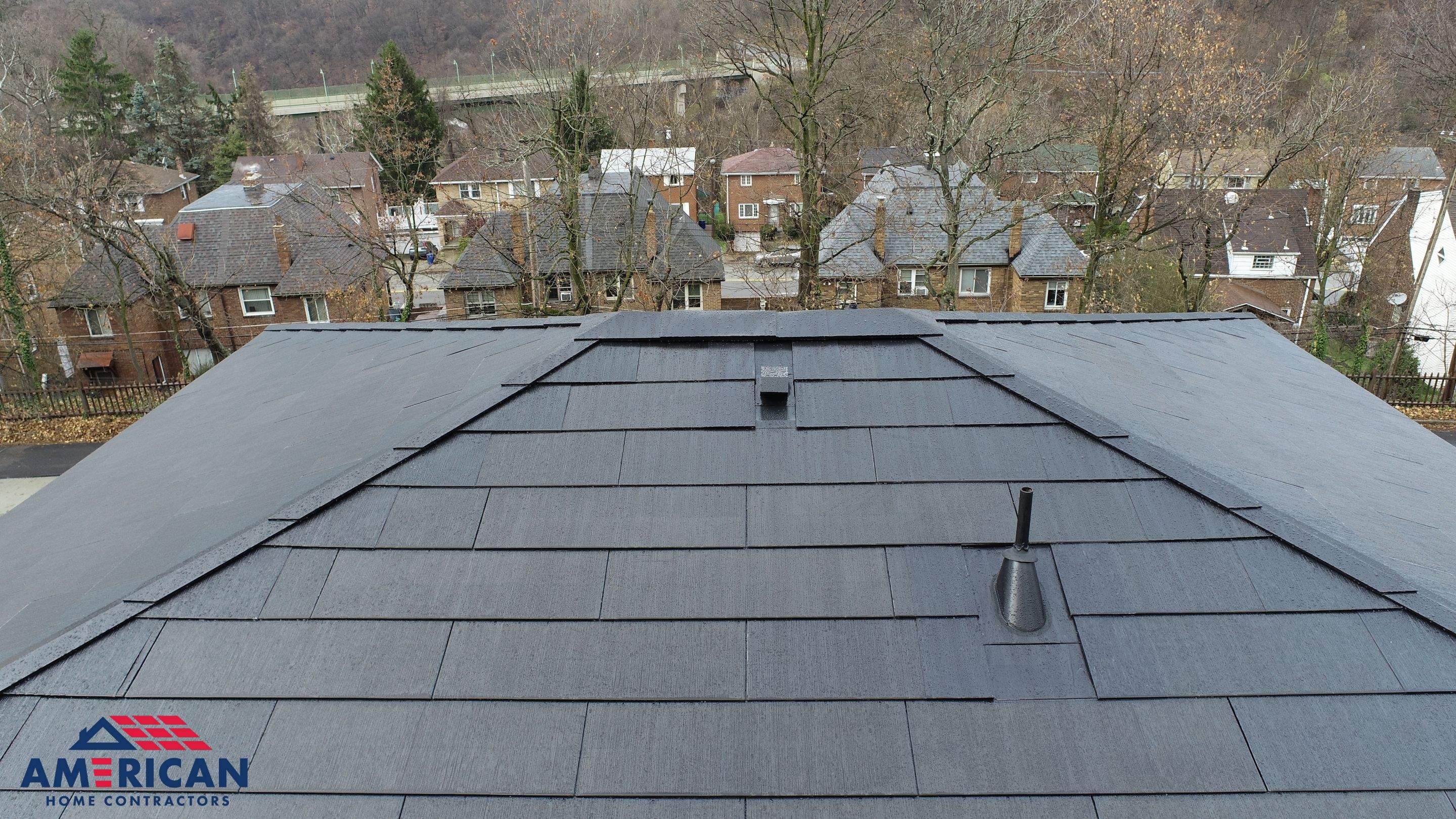Tesla Solar Roof in Pittsburgh, PA by American Home Contractors