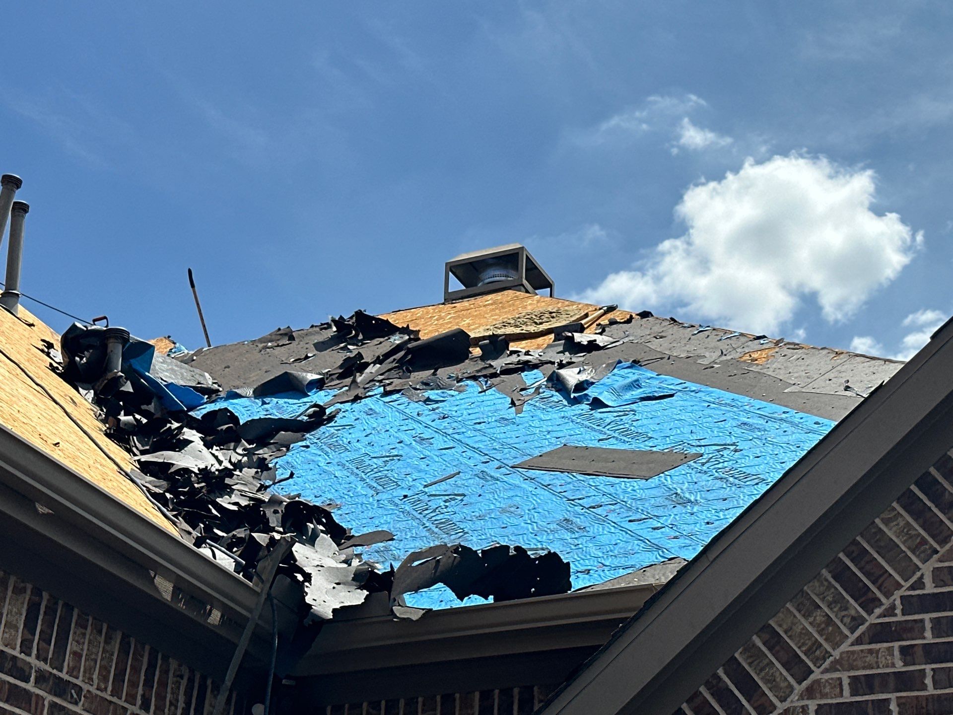 Residential Roof Repair using IKO Dynasty Class 3 Impact Resistant Shingles by Becker Roofing and Exteriors