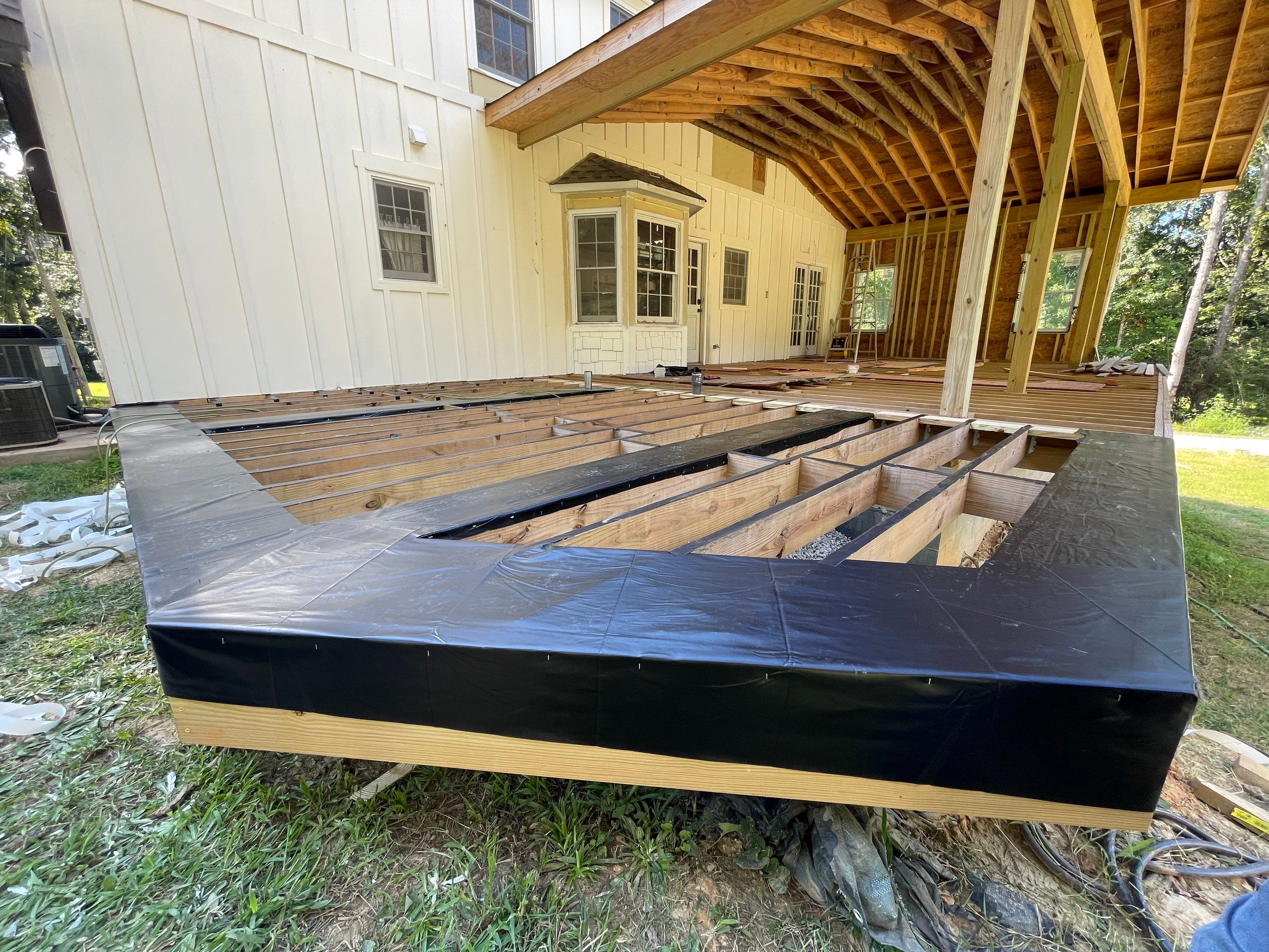 Composite Porch by Pillar and Pine